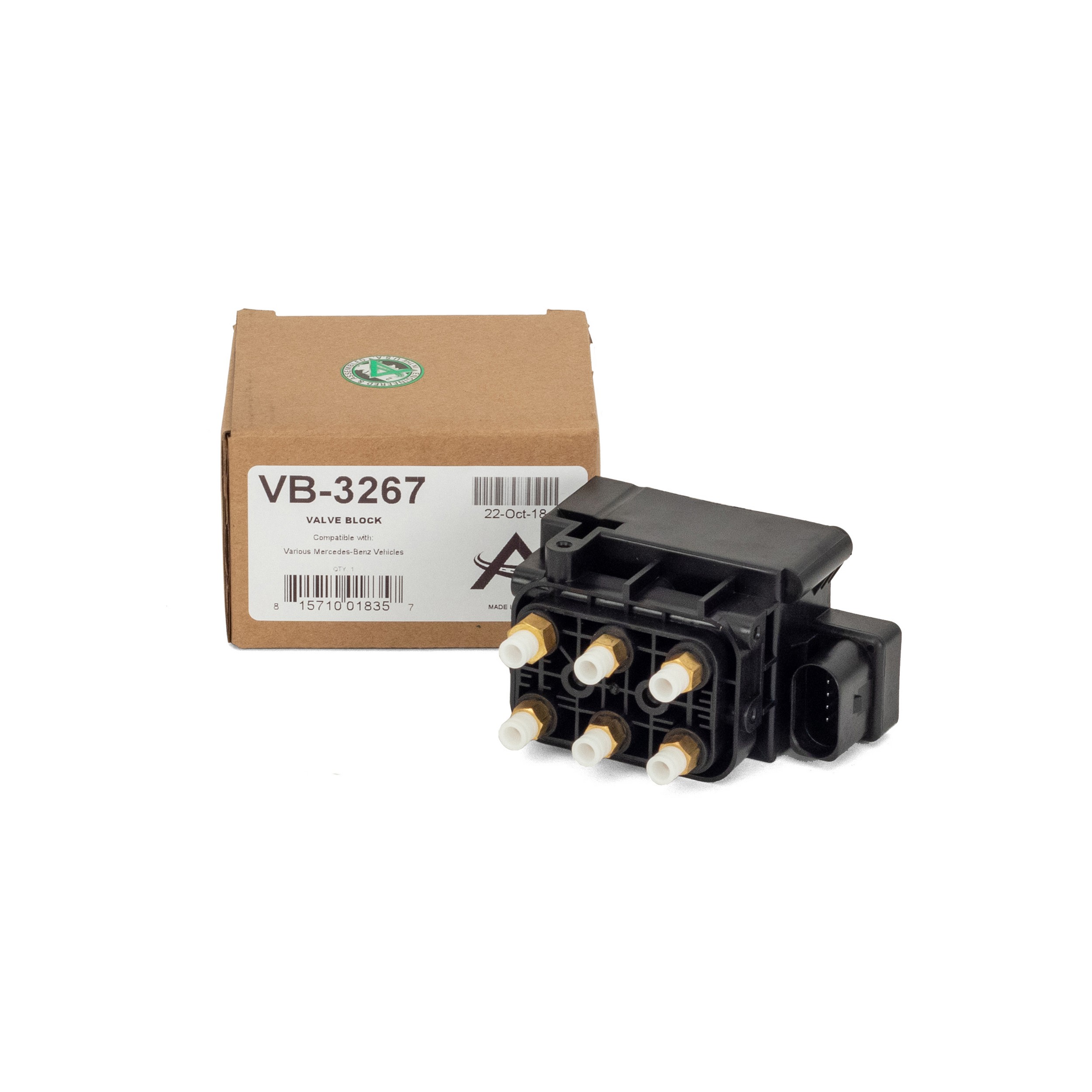 Air Suspension Solenoid Valve Unit | ARNOTT VB-3267 Fits Mercedes-Benz - 3