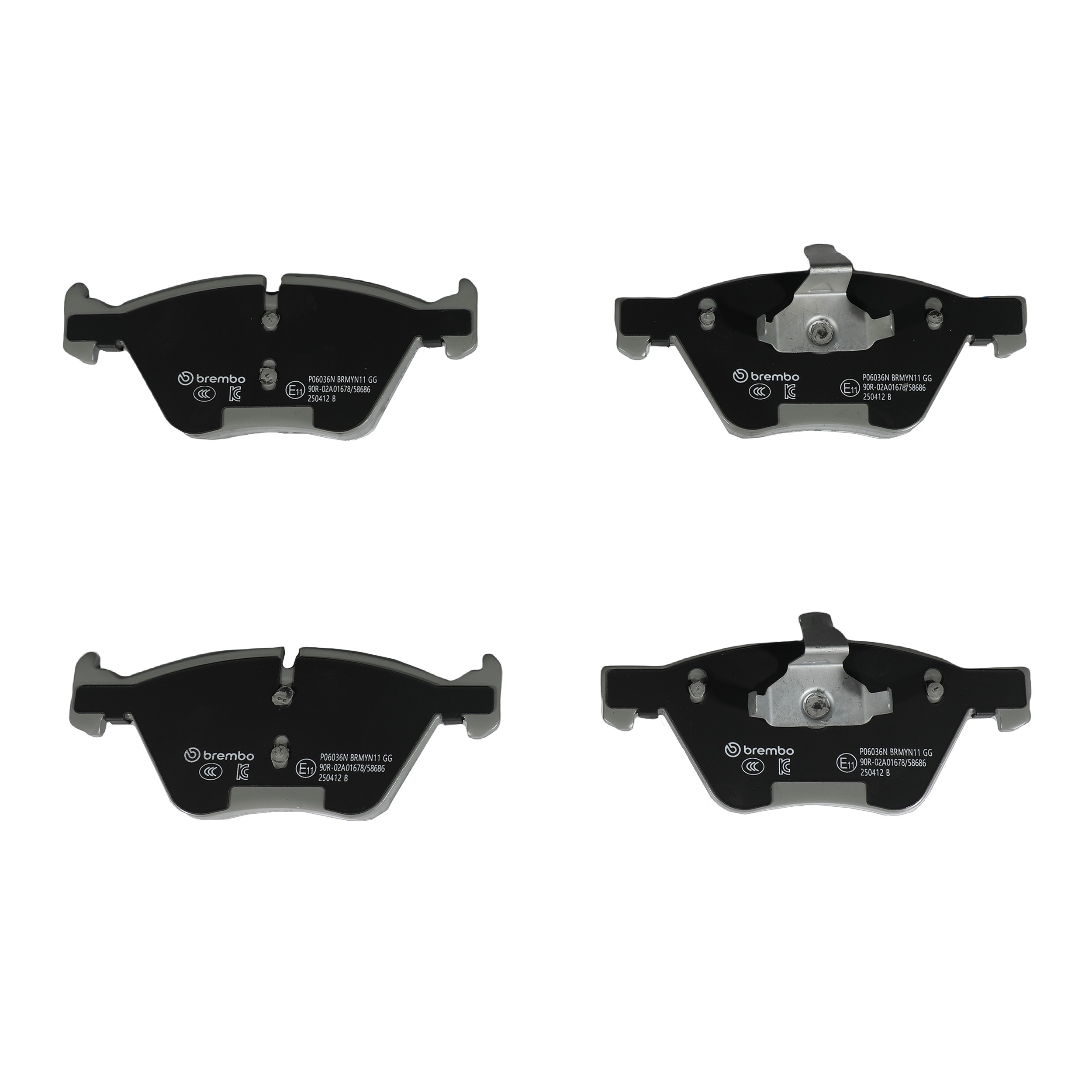 Brembo Front Ceramic Brake Pads P06036N - 2