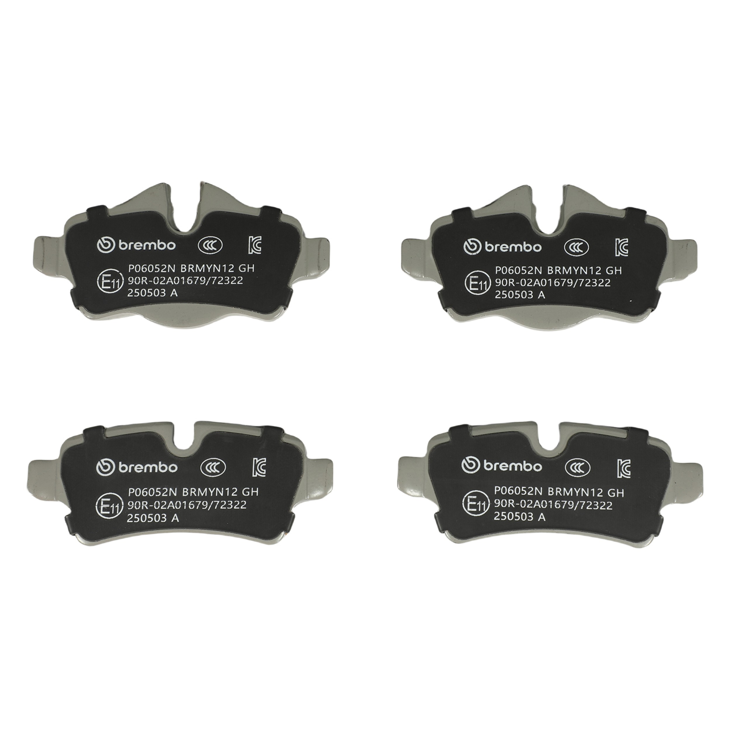 Brembo Rear Ceramic Brake Pads P06052N - 2