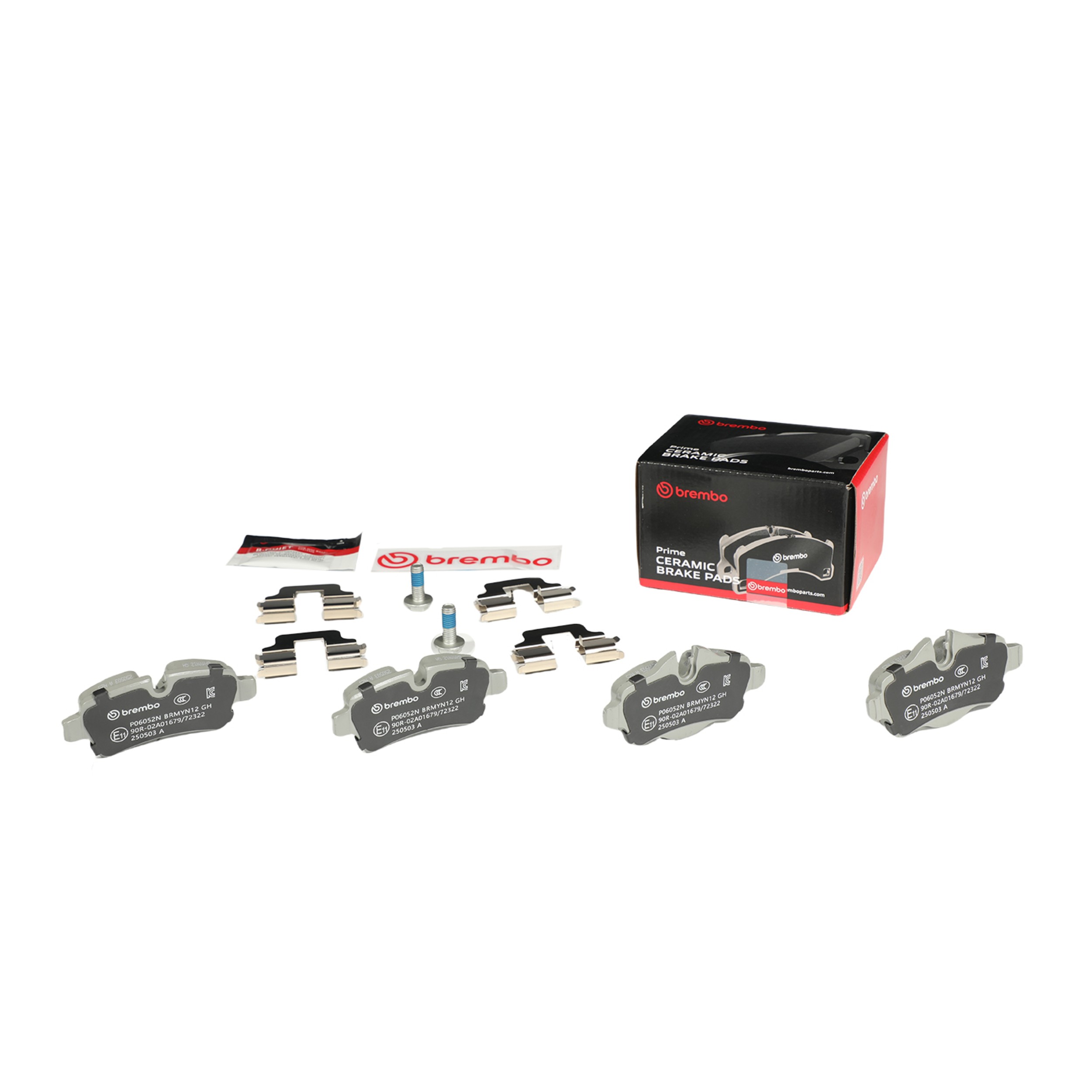 Brembo Rear Ceramic Brake Pads P06052N - 7
