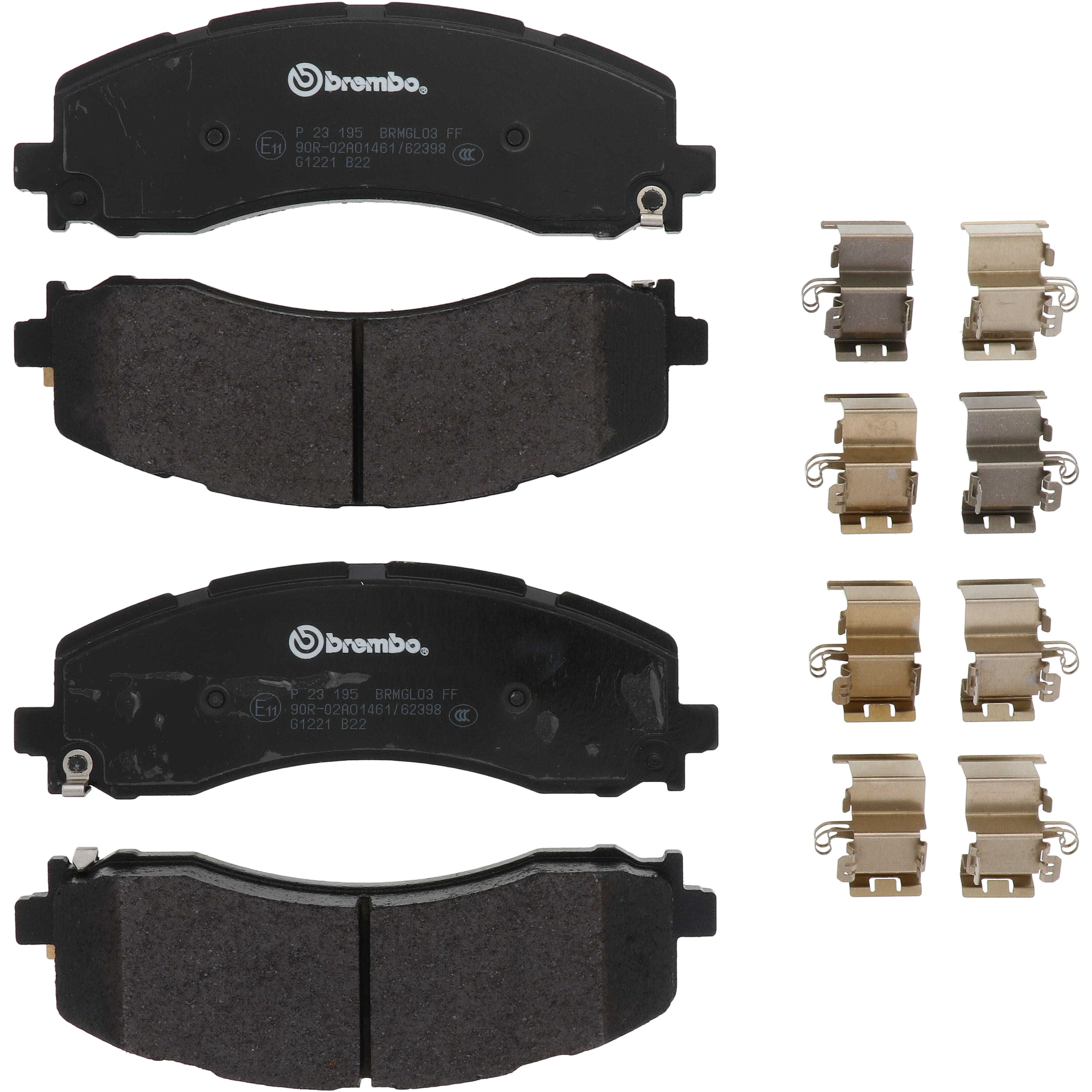 Brembo Rear Brake Pads P23195 - 2