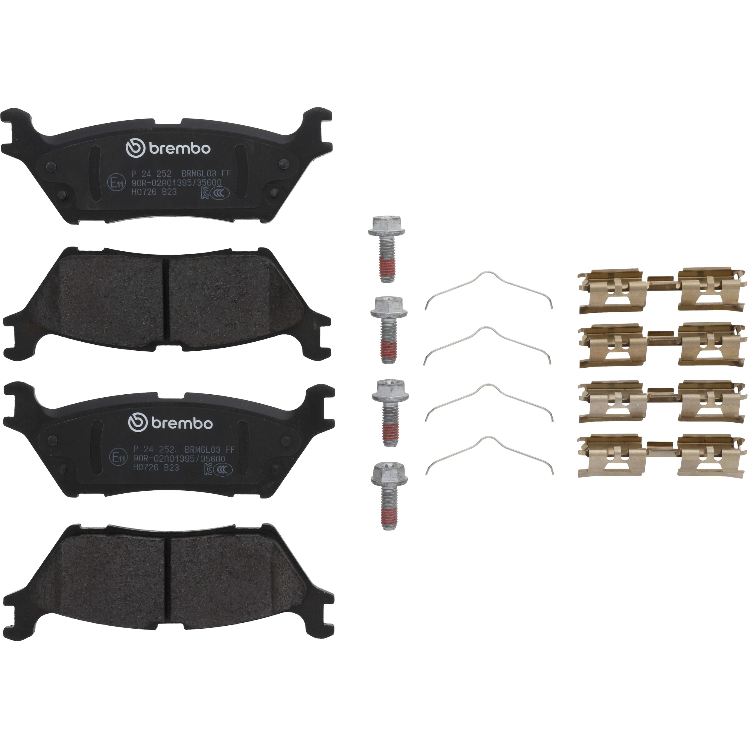 Brembo Rear Brake Pads P24252 - 2
