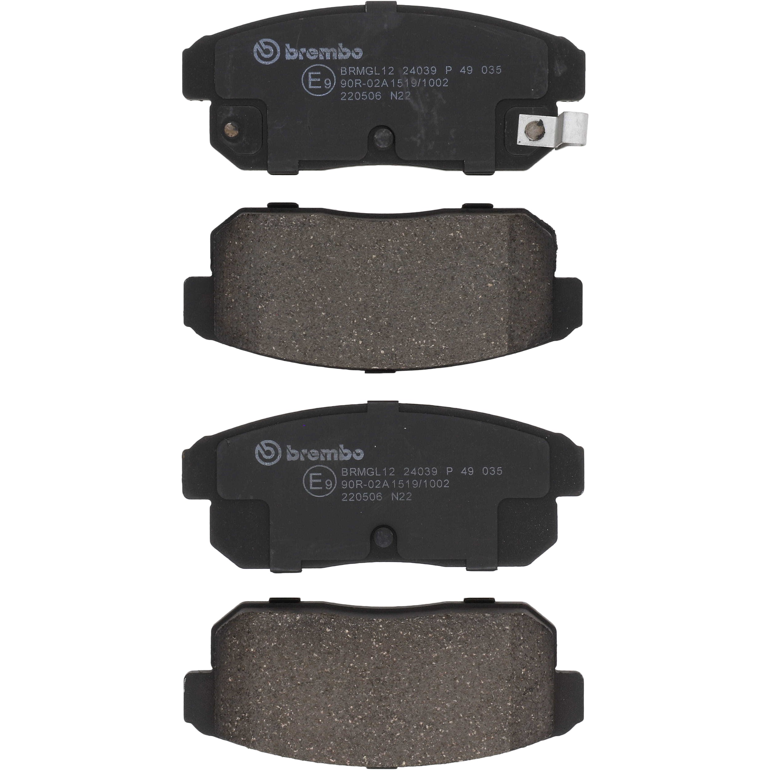 Brembo Rear Brake Pads P49035 - 3