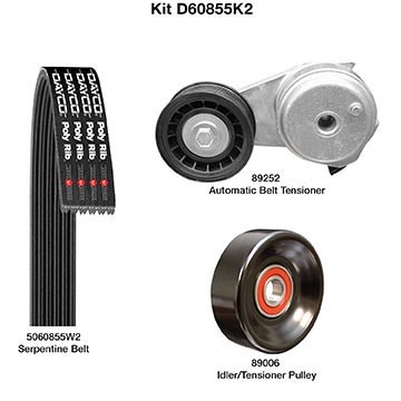 Dayco Serpentine Belt Drive Component Kit - D60855K2 - 2
