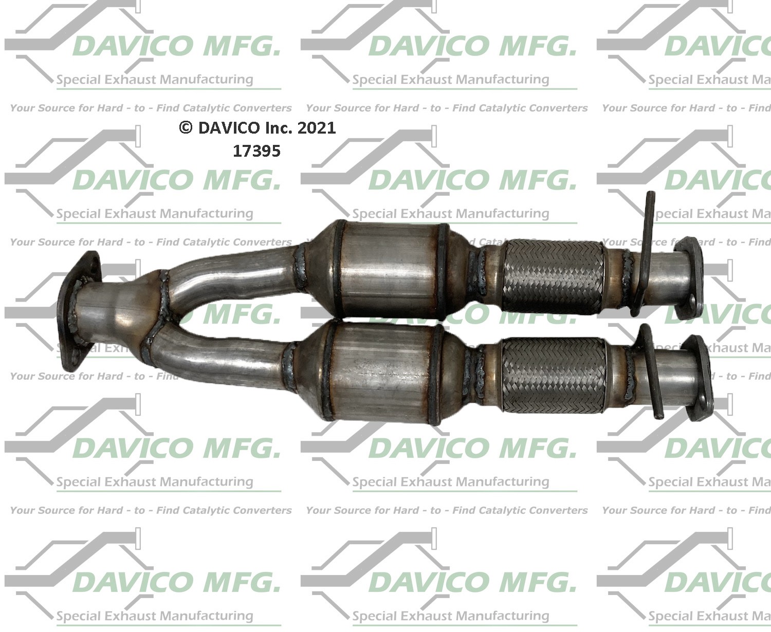 Davico Mfg EPA Direct-Fit Catalytic Converter 17395 - 3