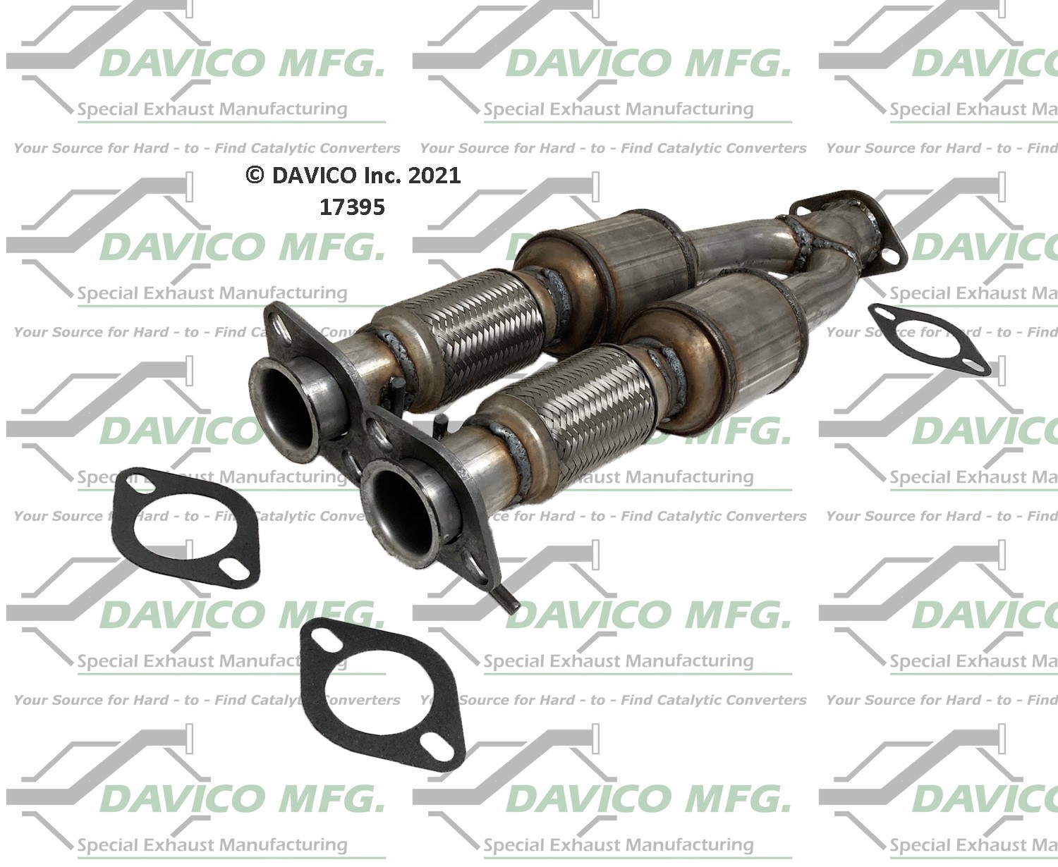 Davico Mfg EPA Direct-Fit Catalytic Converter 17395 - 2