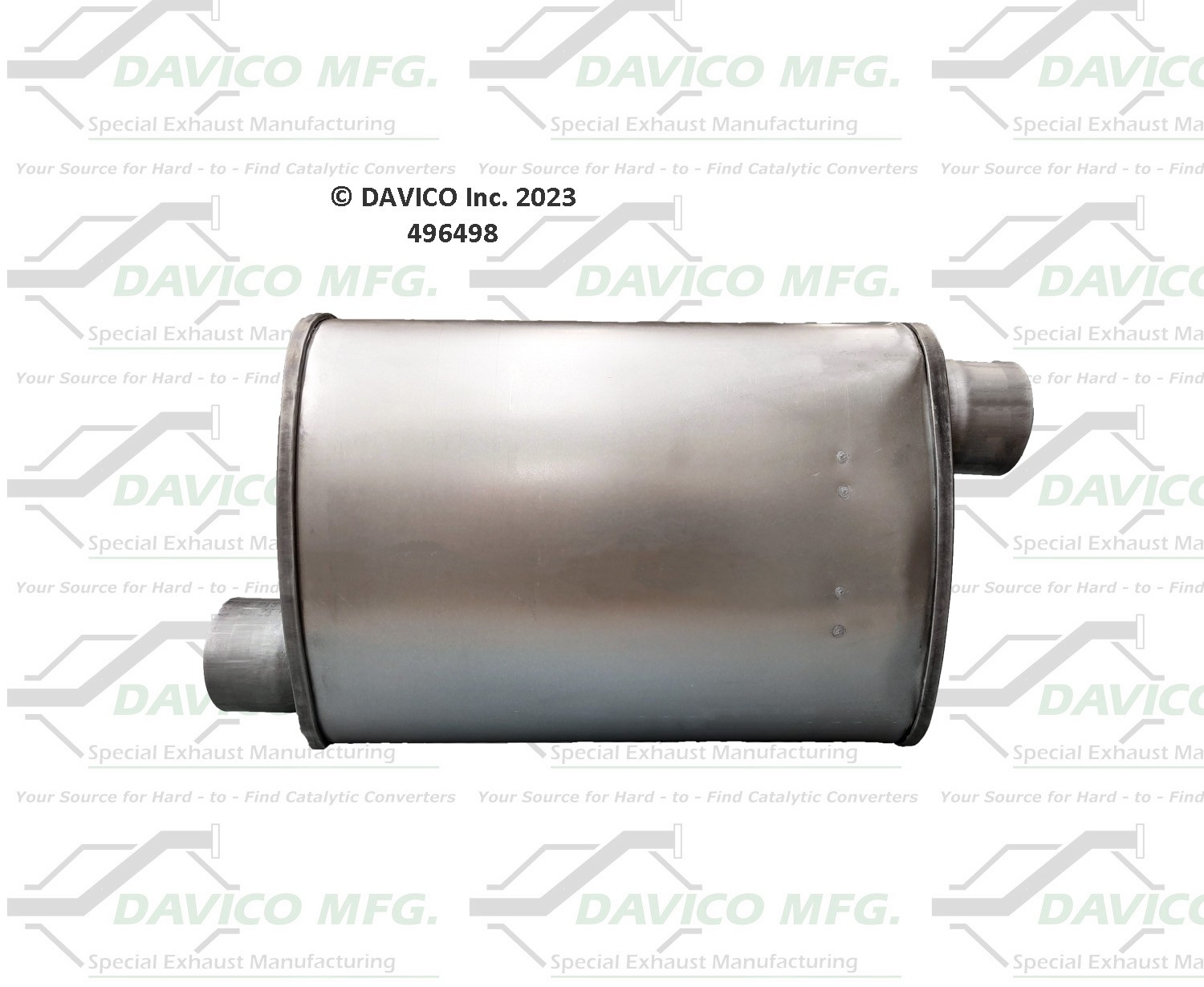 Davico Mfg Exhaust Muffler 496498 - Main Image