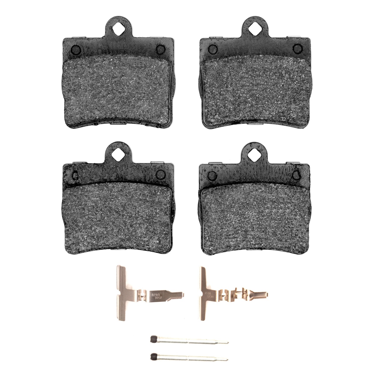 Dynamic Friction 5000 Advance Brake Pads With Hardware - 1551-0739-01 - Main Image