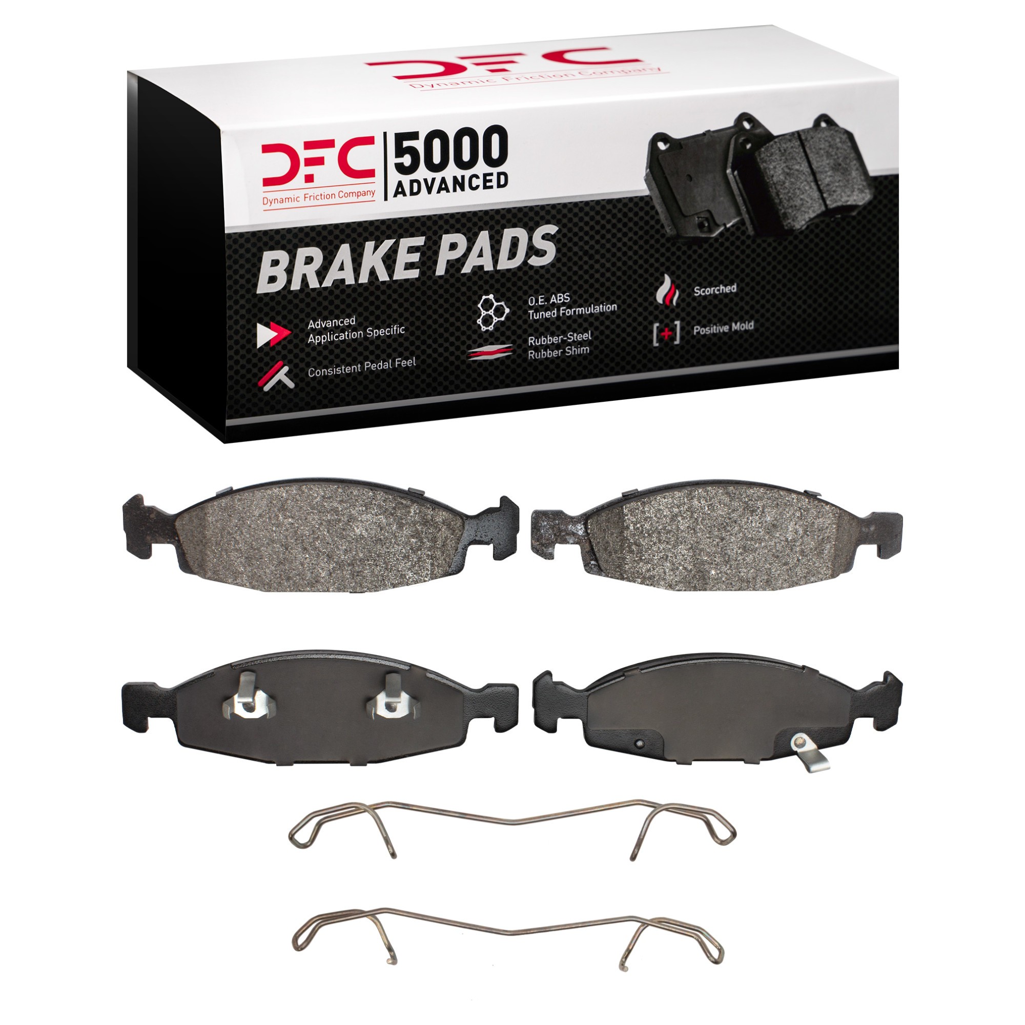 DFC 5000 Advanced Semi-Metallic Brake Pads (4 Pads) - Main Image
