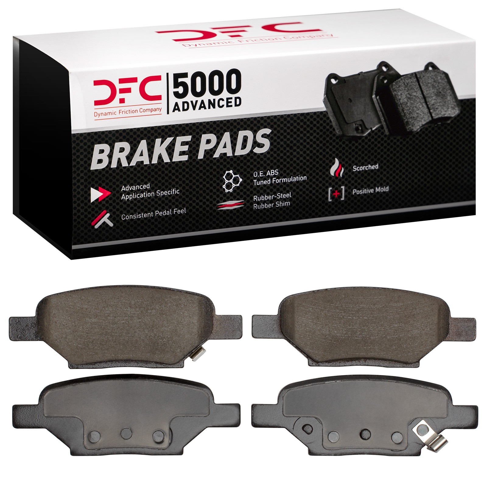 DFC Rear Brake Pads (4 Pads) - 3