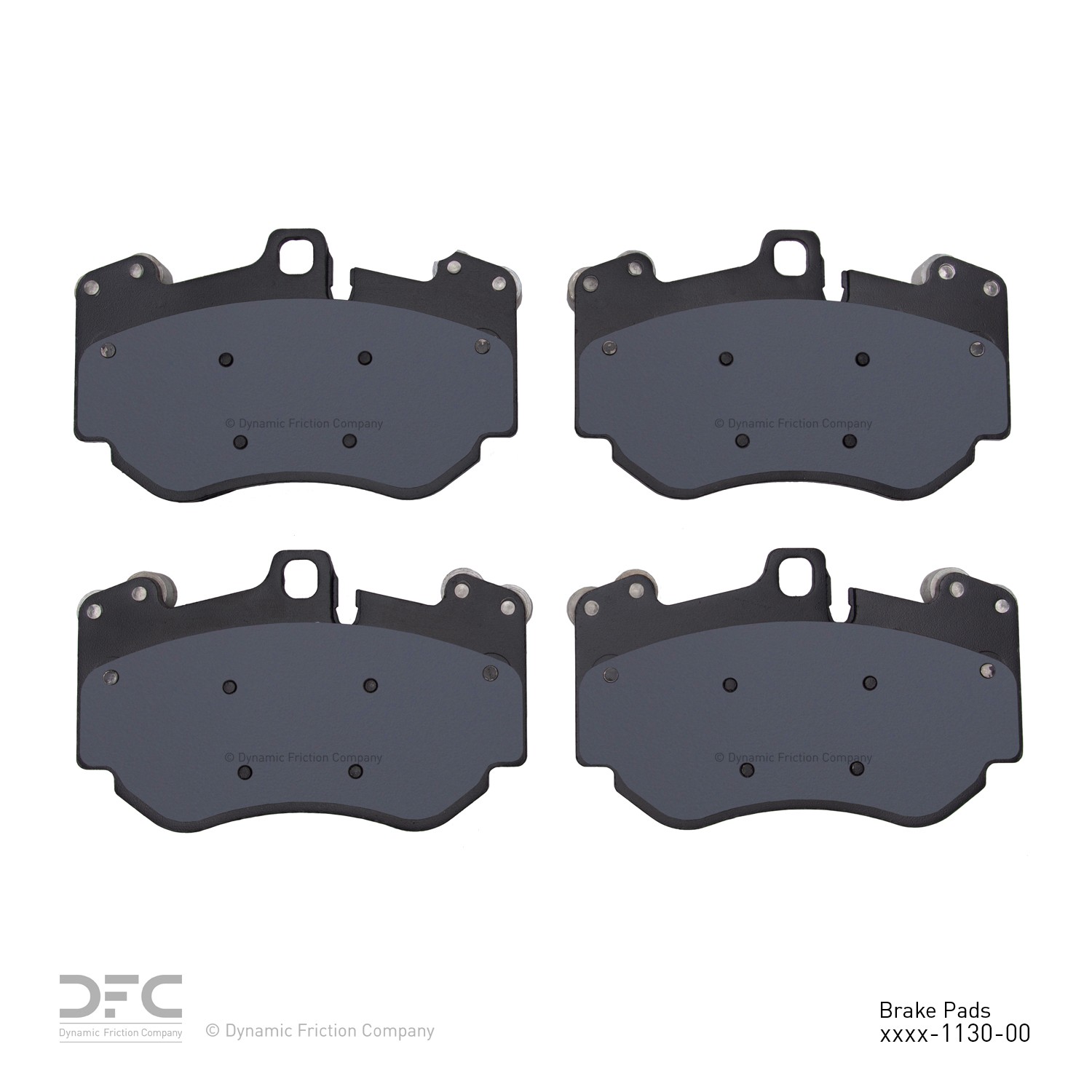 Dynamic Friction 5000 Advanced Brake Pads Without Hardware - 1551-1130-00 - Main Image