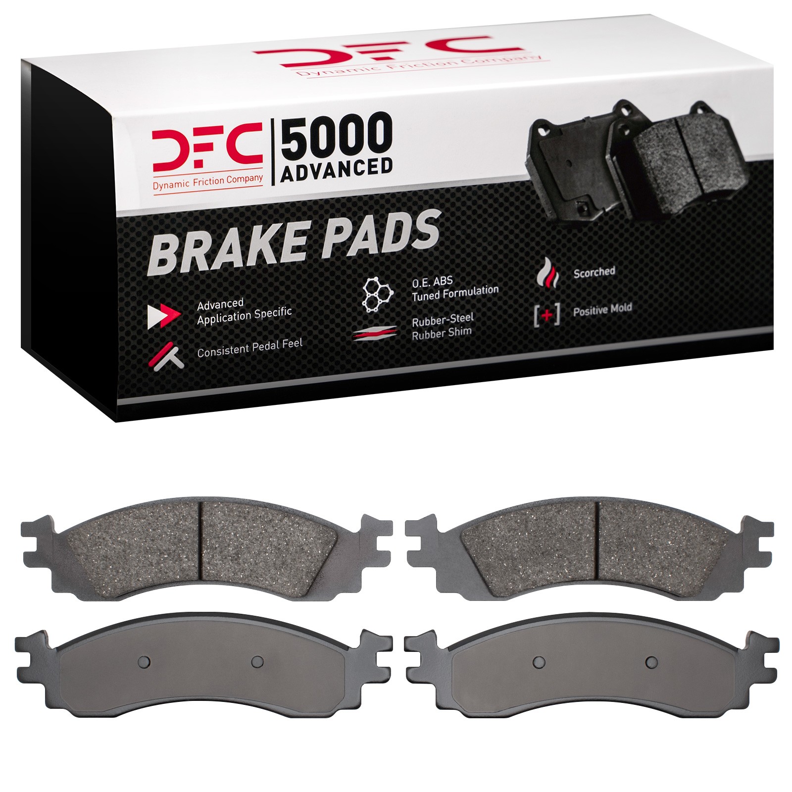 DFC 5000 Advanced Ceramic Brake Pads (4 Pads) - 3