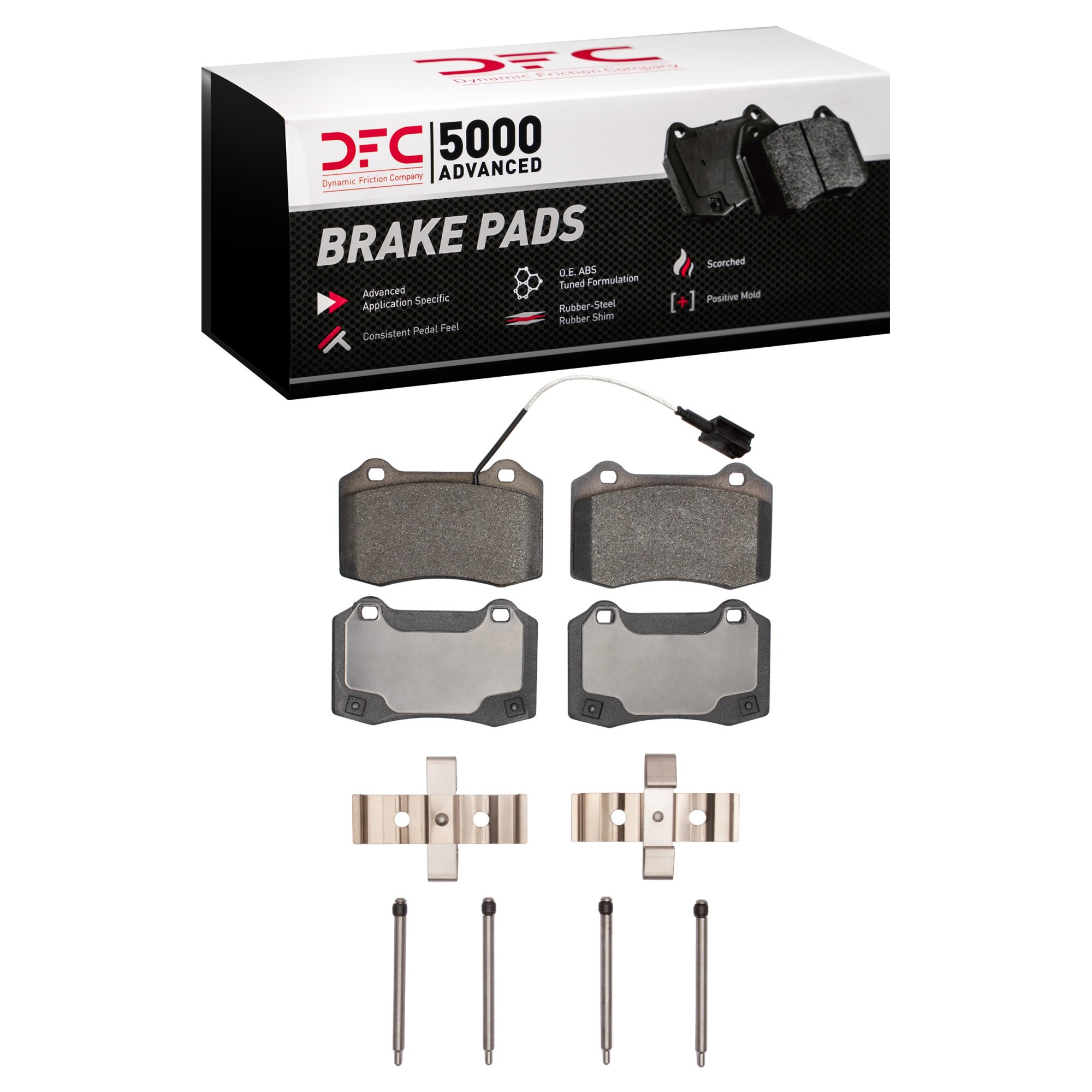 DFC 5000 Advanced Low-Metallic Brake Pads (4 Pads) - Main Image
