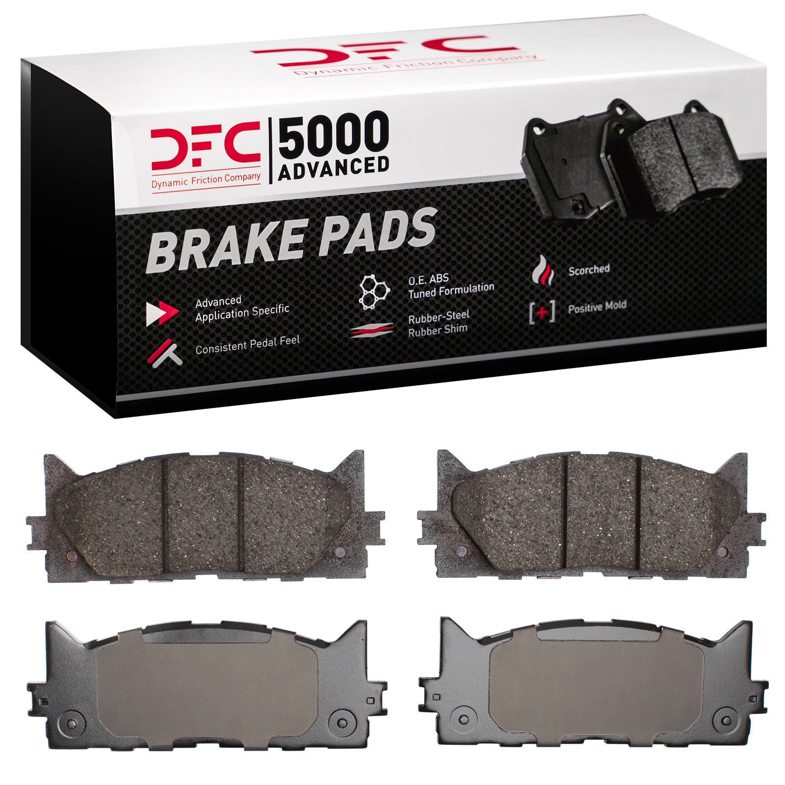 DFC 5000 Advanced Ceramic Brake Pads (4 Pads) - 3