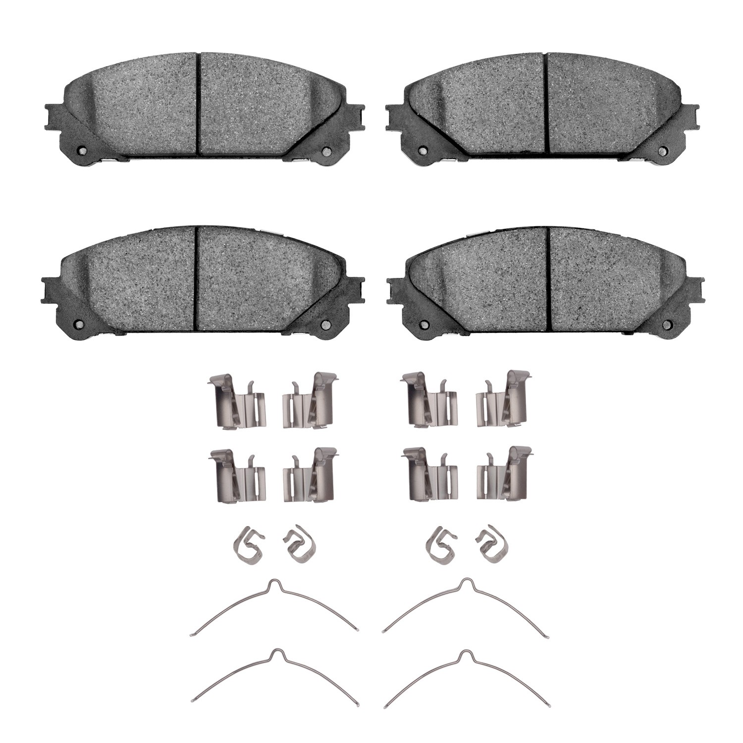 Dynamic Friction 5000 Advance Brake Pads With Hardware - 1551-1324-01 - Main Image