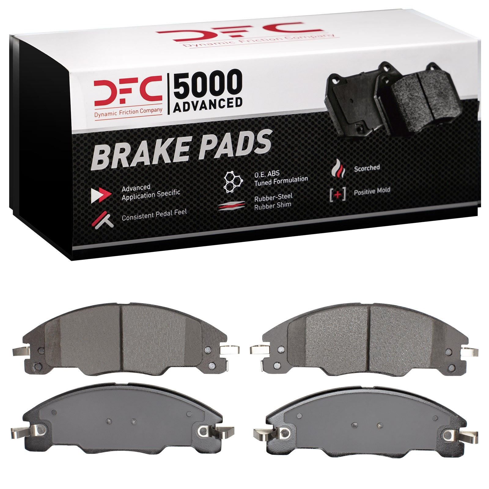 DFC 5000 Advanced Ceramic Brake Pads (4 Pads) - 3