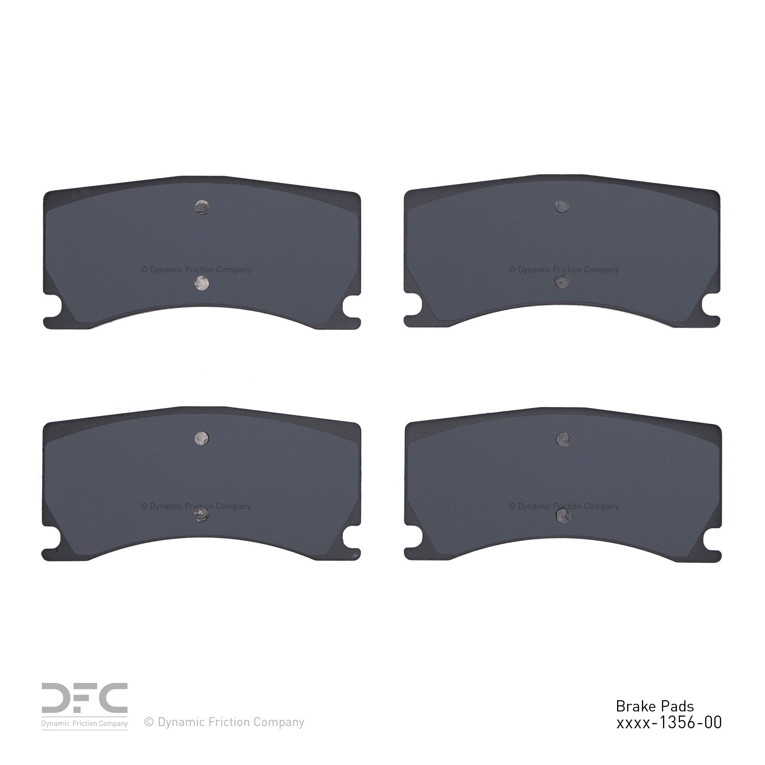 DFC 5000 Advanced Low-Metallic Brake Pads (4 Pads) - Main Image