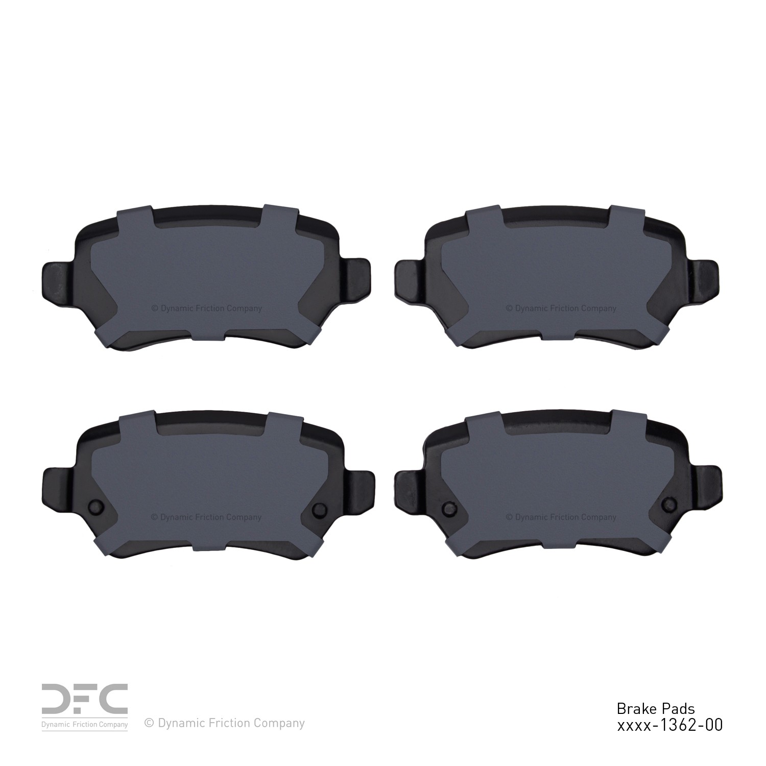 DFC Rear 5000 Advanced Low-Metallic Brake Pads (4 Pads) - Main Image