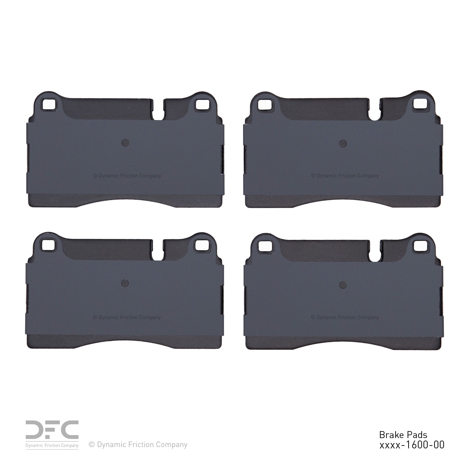 DFC Front 5000 Advanced Low-Metallic Brake Pads (4 Pads) - Main Image