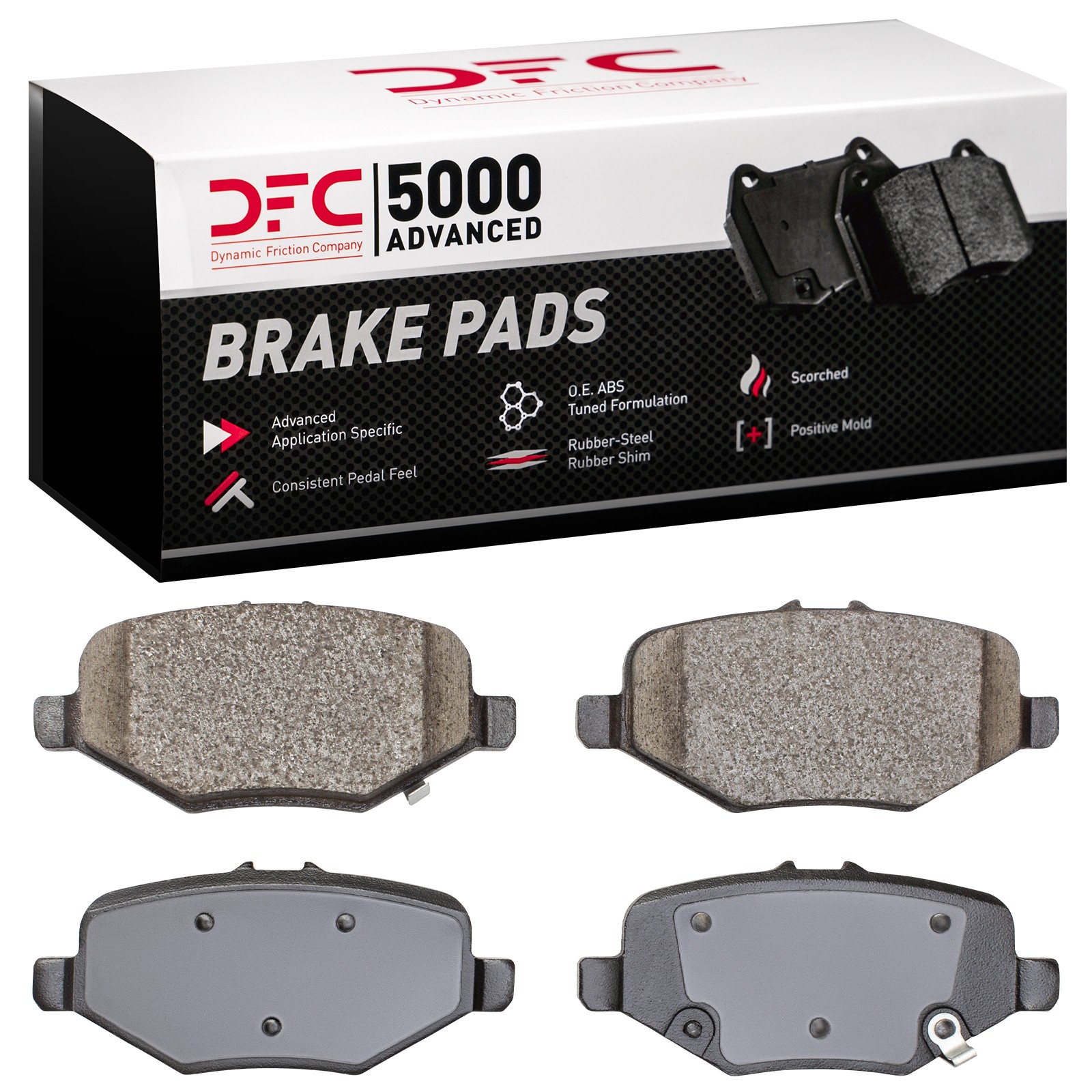 DFC 5000 Advanced Ceramic Brake Pads (4 Pads) - 3