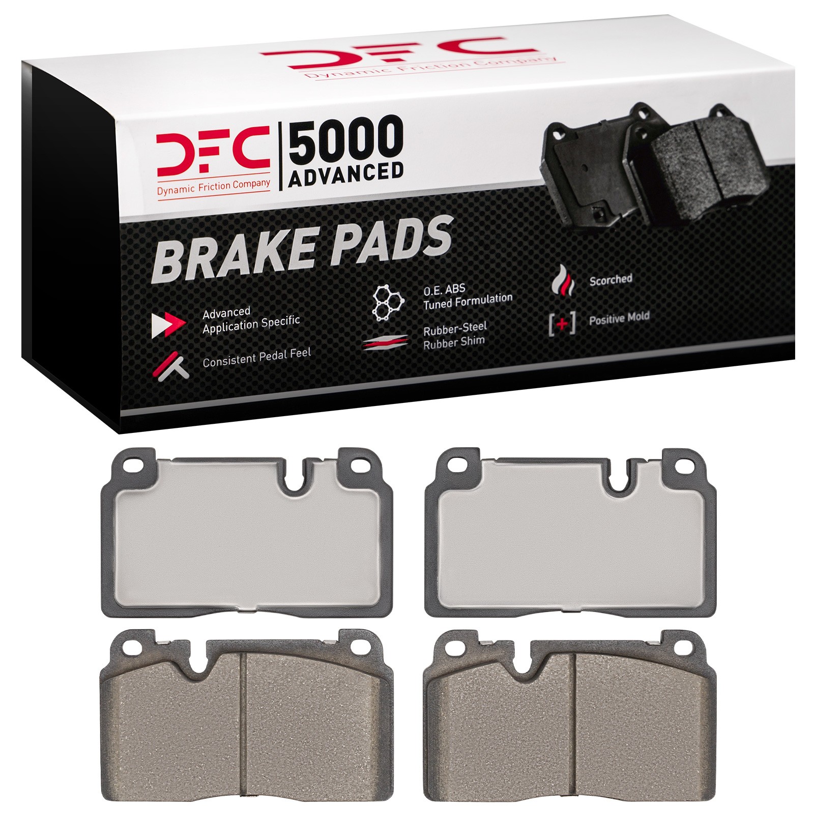 DFC Front 5000 Advanced Ceramic Brake Pads (4 Pads) - 3