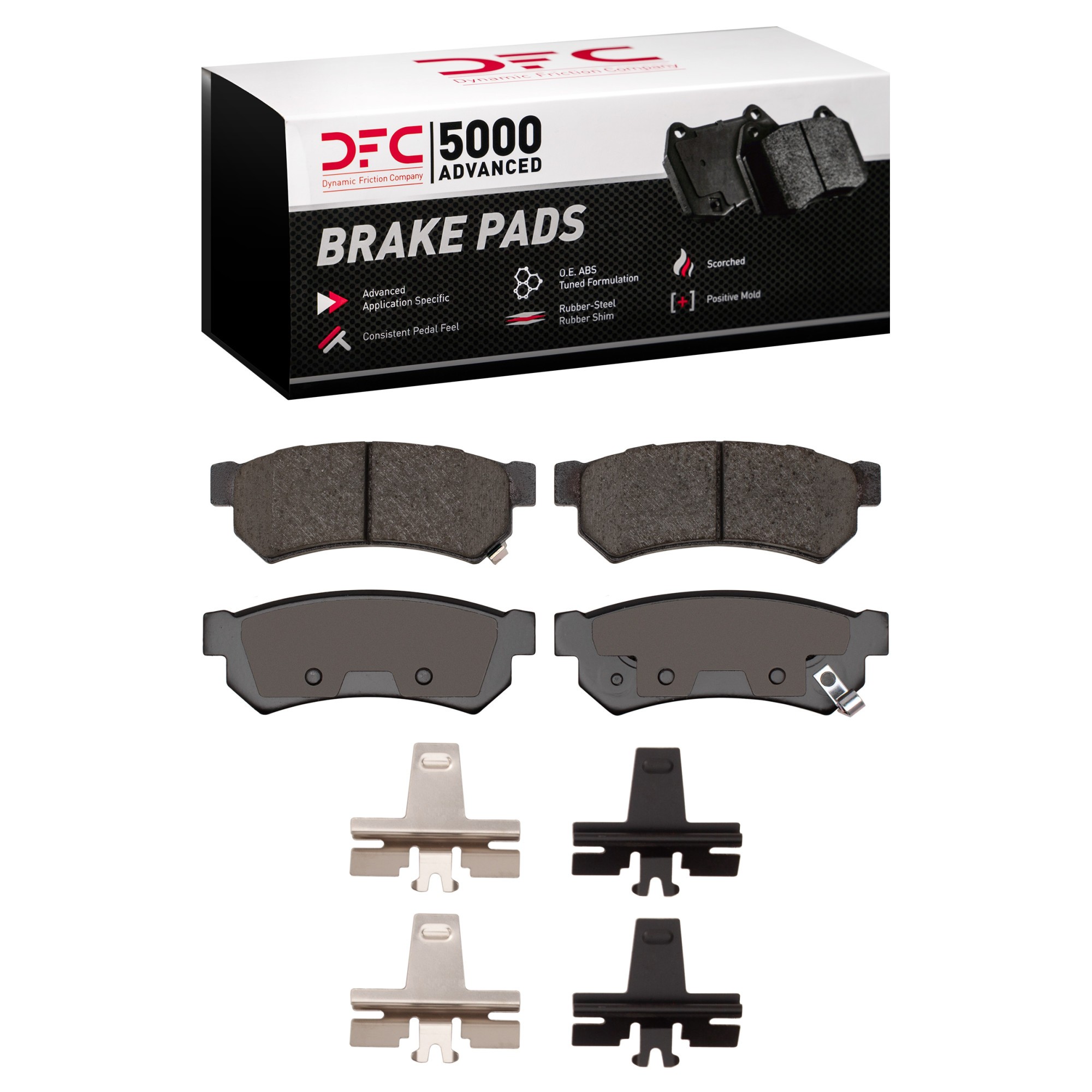 DFC Rear Brake Pads (4 Pads) - Main Image