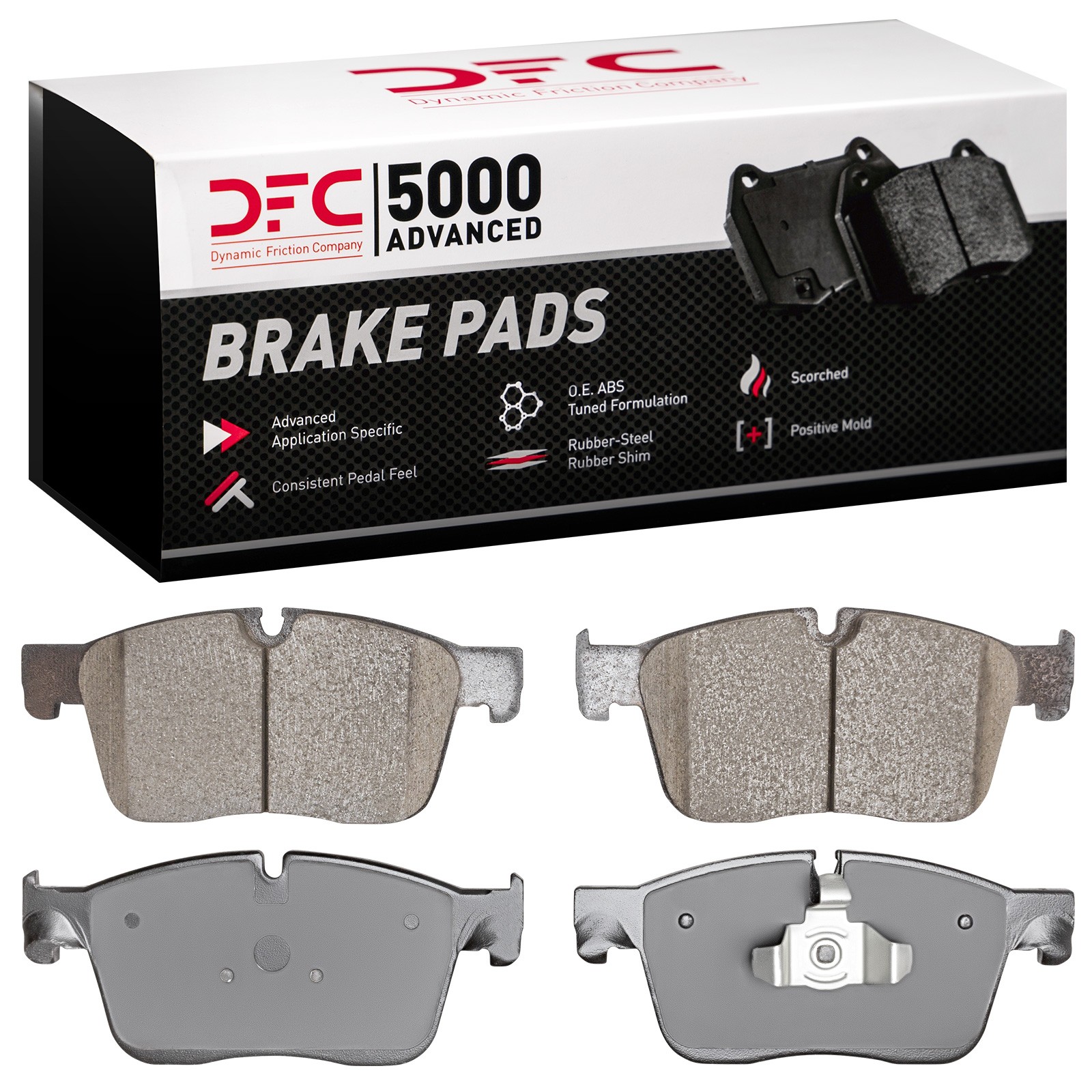 DFC Front 5000 Advanced Ceramic Brake Pads (4 Pads) - 3