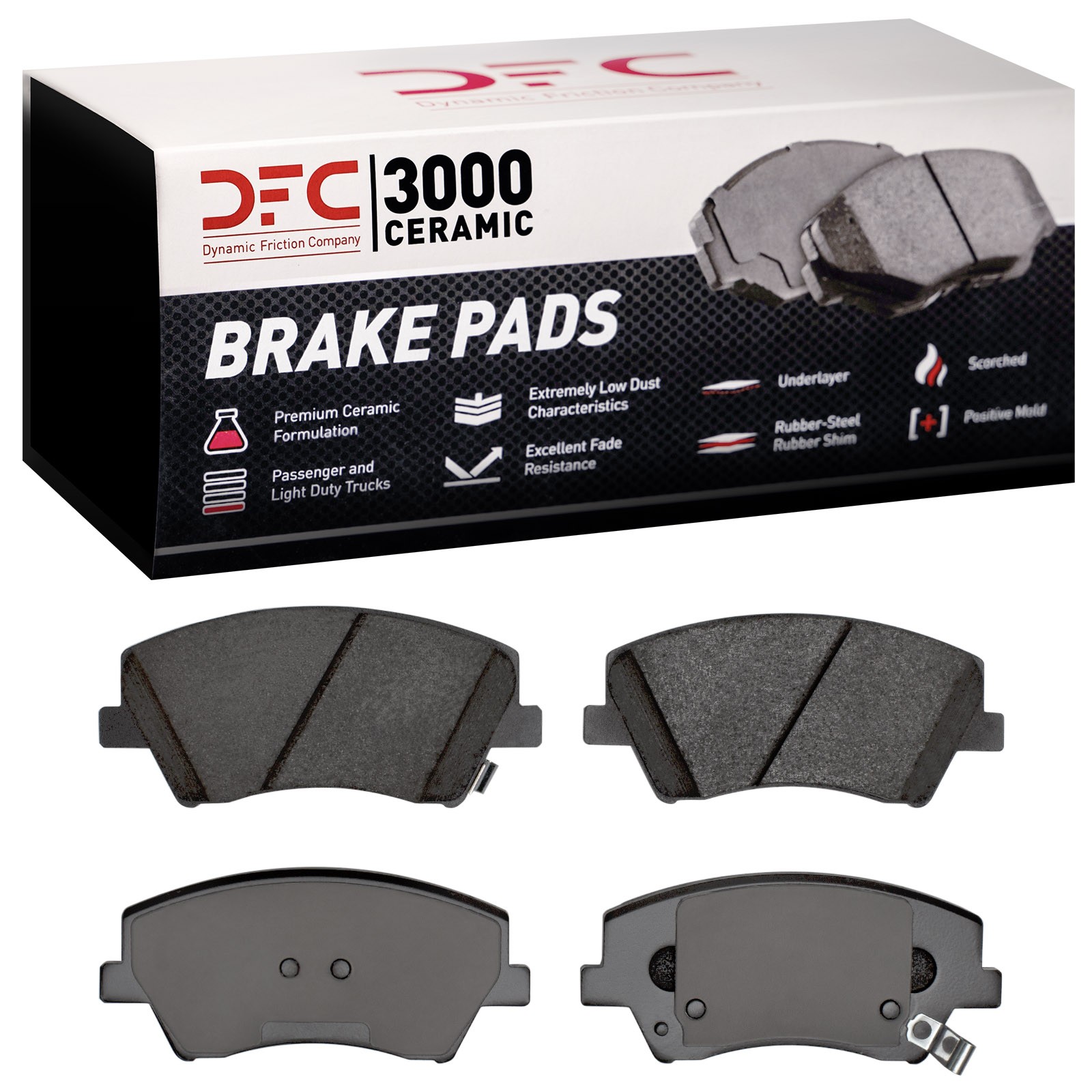 DFC Front Brake Pads (4 Pads) - 3