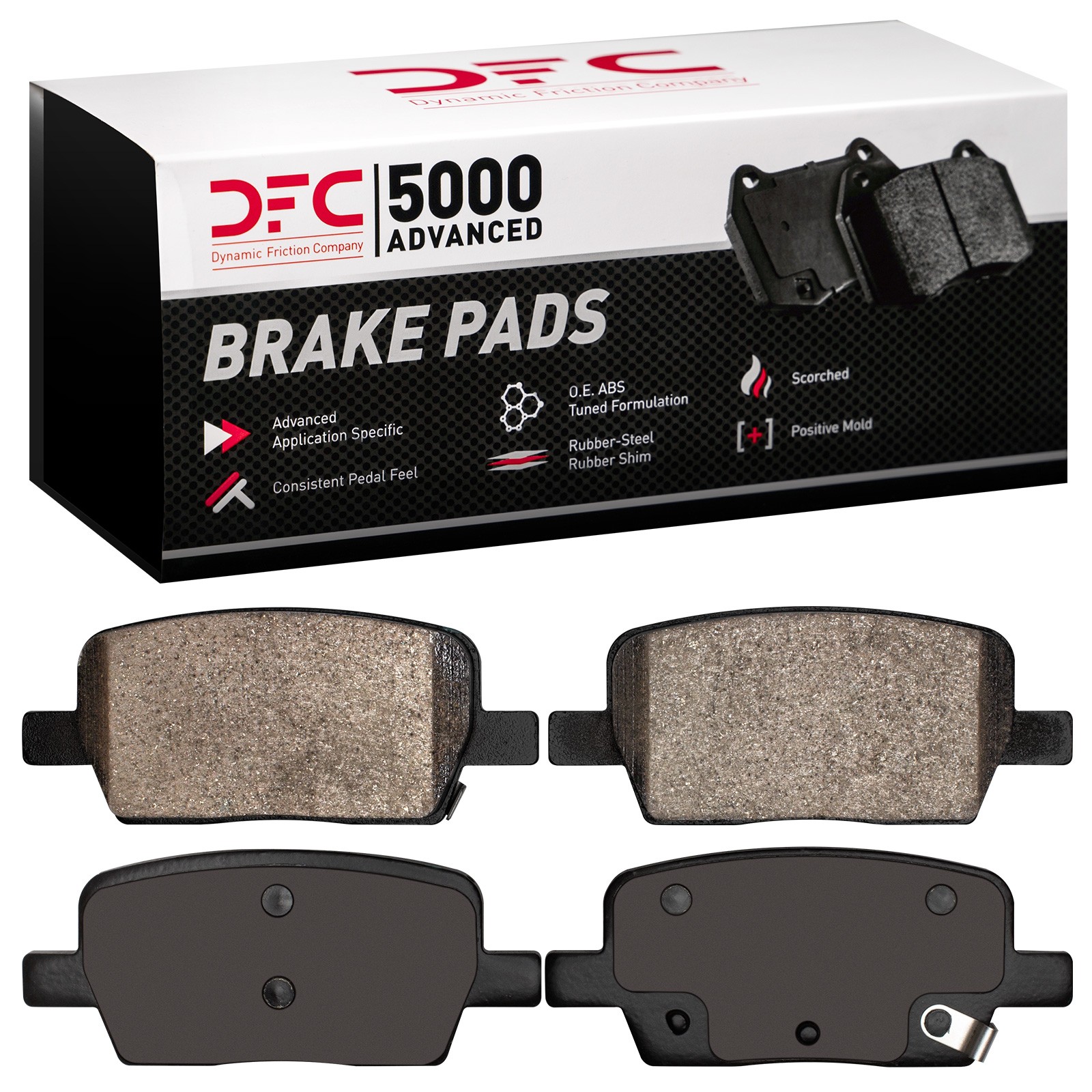 DFC Rear Brake Pads (4 Pads) - 3