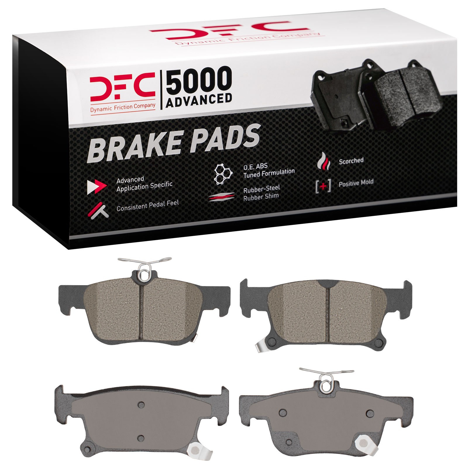DFC Rear Brake Pads (4 Pads) - 3