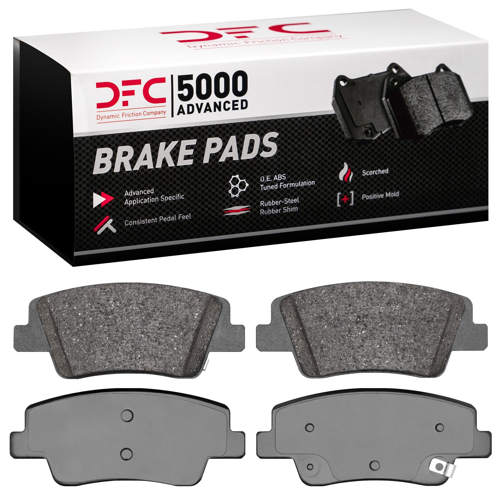 DFC Rear Brake Pads (4 Pads) - 4