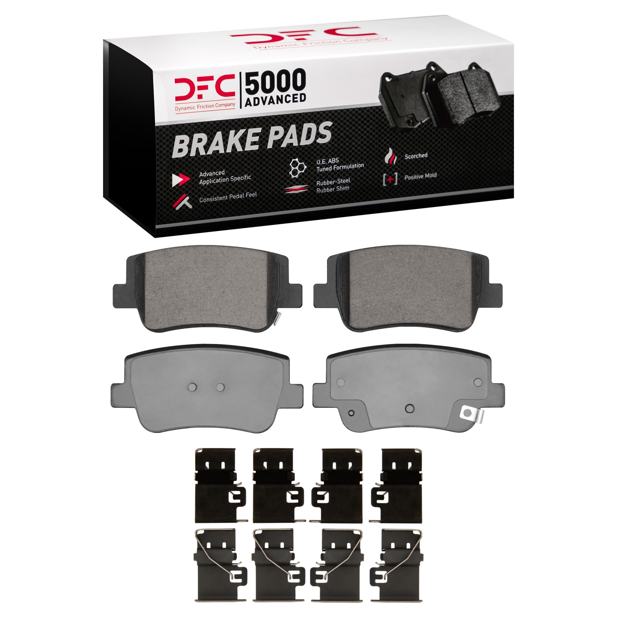 DFC Rear Brake Pads (4 Pads) - Main Image
