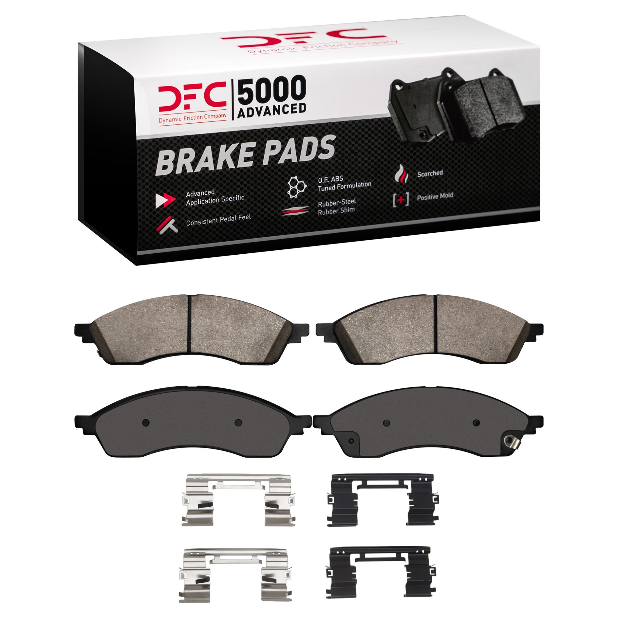 DFC Front 5000 Advanced Ceramic Brake Pads (4 Pads) - Main Image