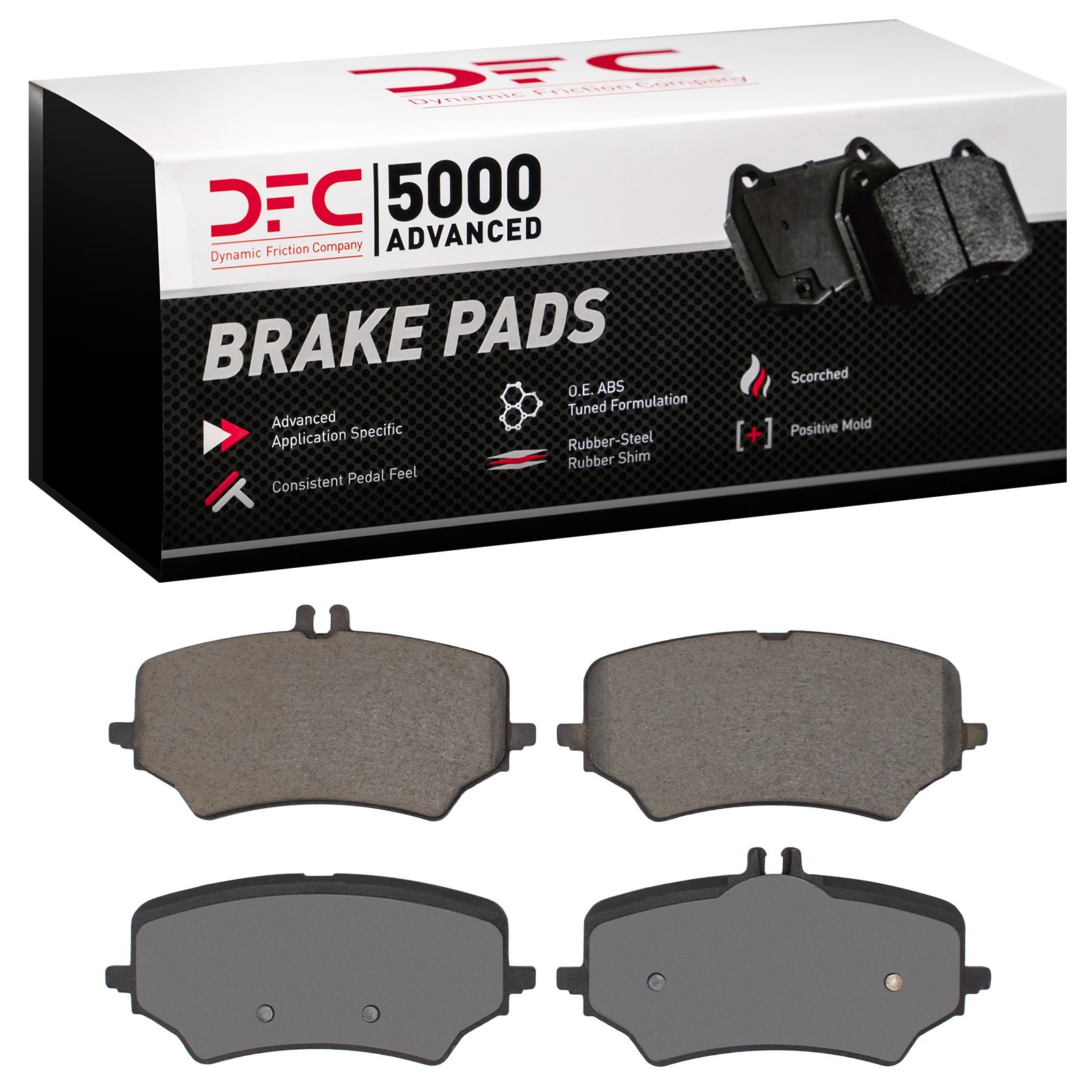 DFC 5000 Advanced Ceramic Brake Pads (4 Pads) - 2