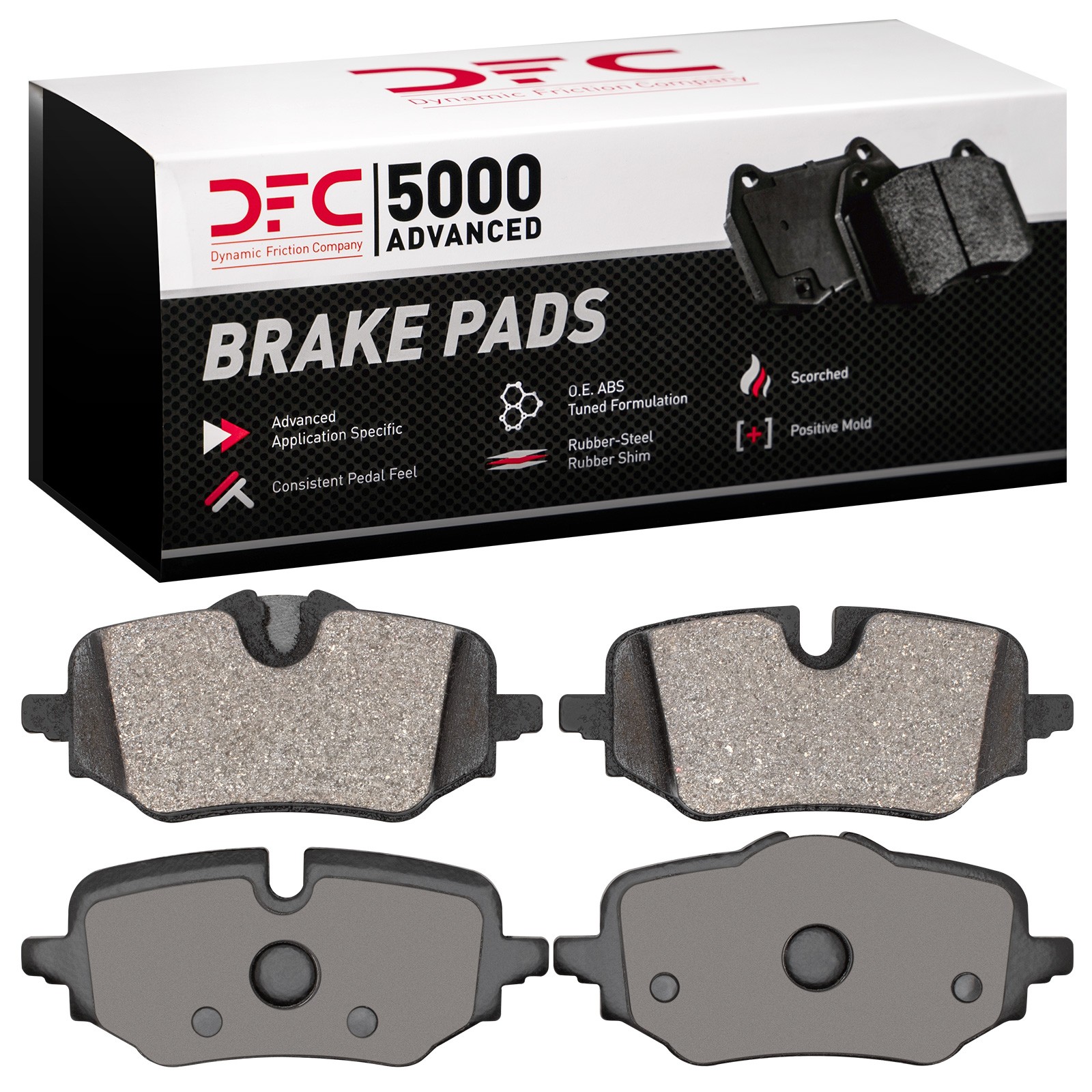 DFC Rear 5000 Advanced Brake Pads (4 Pads) - 2