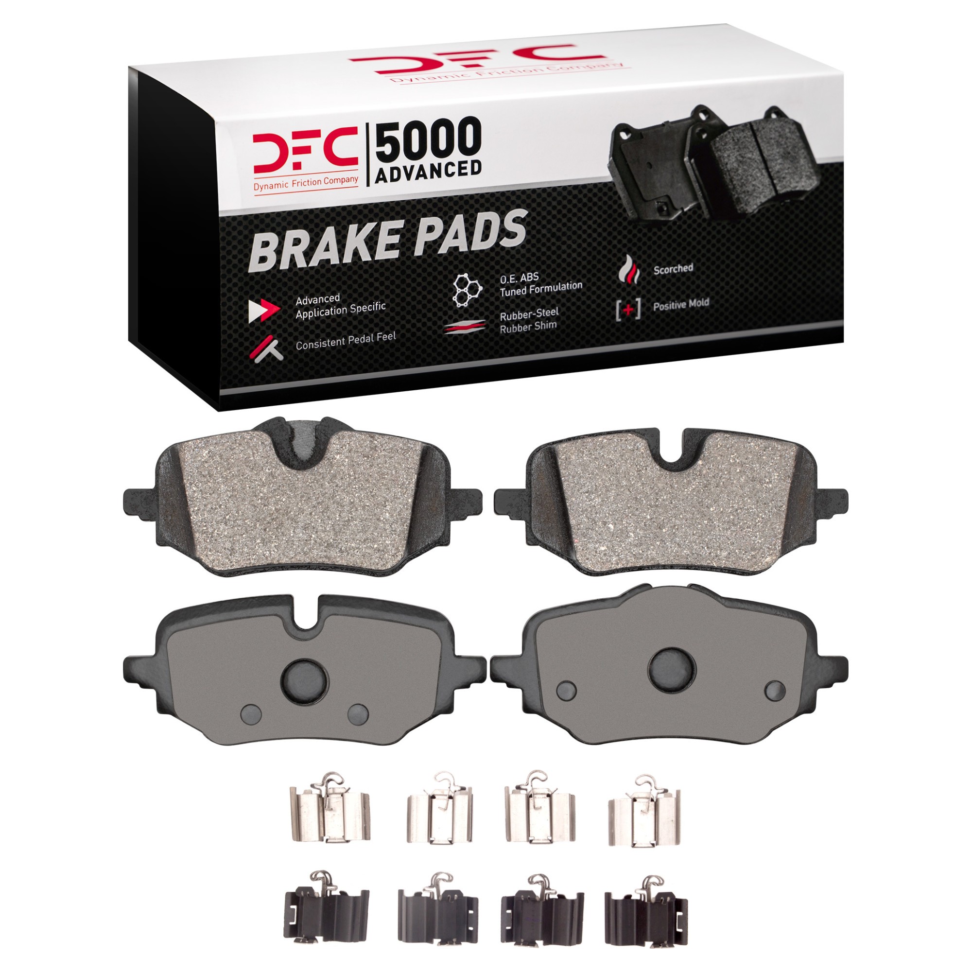 DFC Rear Brake Pads (4 Pads) - Main Image