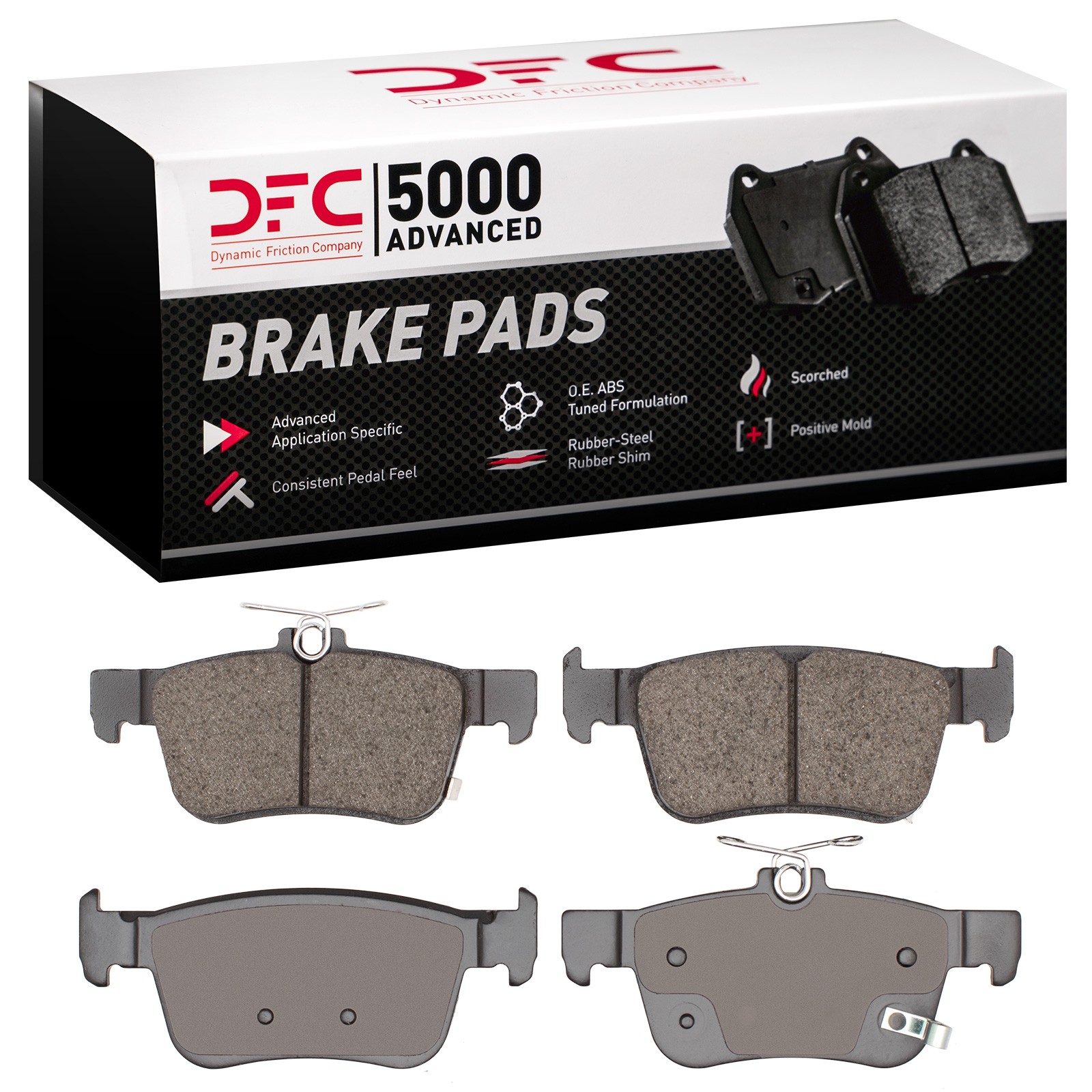 DFC Rear Brake Pads (4 Pads) - 3