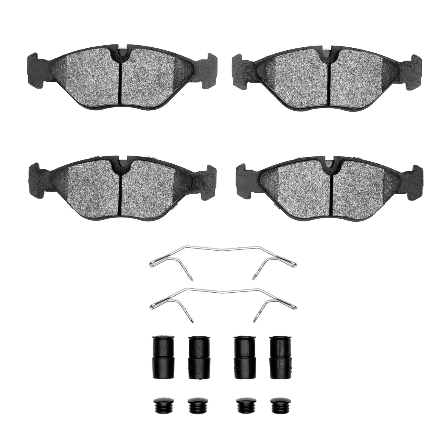 Dynamic Friction 5000 Euro Ceramic Brake Pads With Hardware - 1600-0403-01 - Main Image