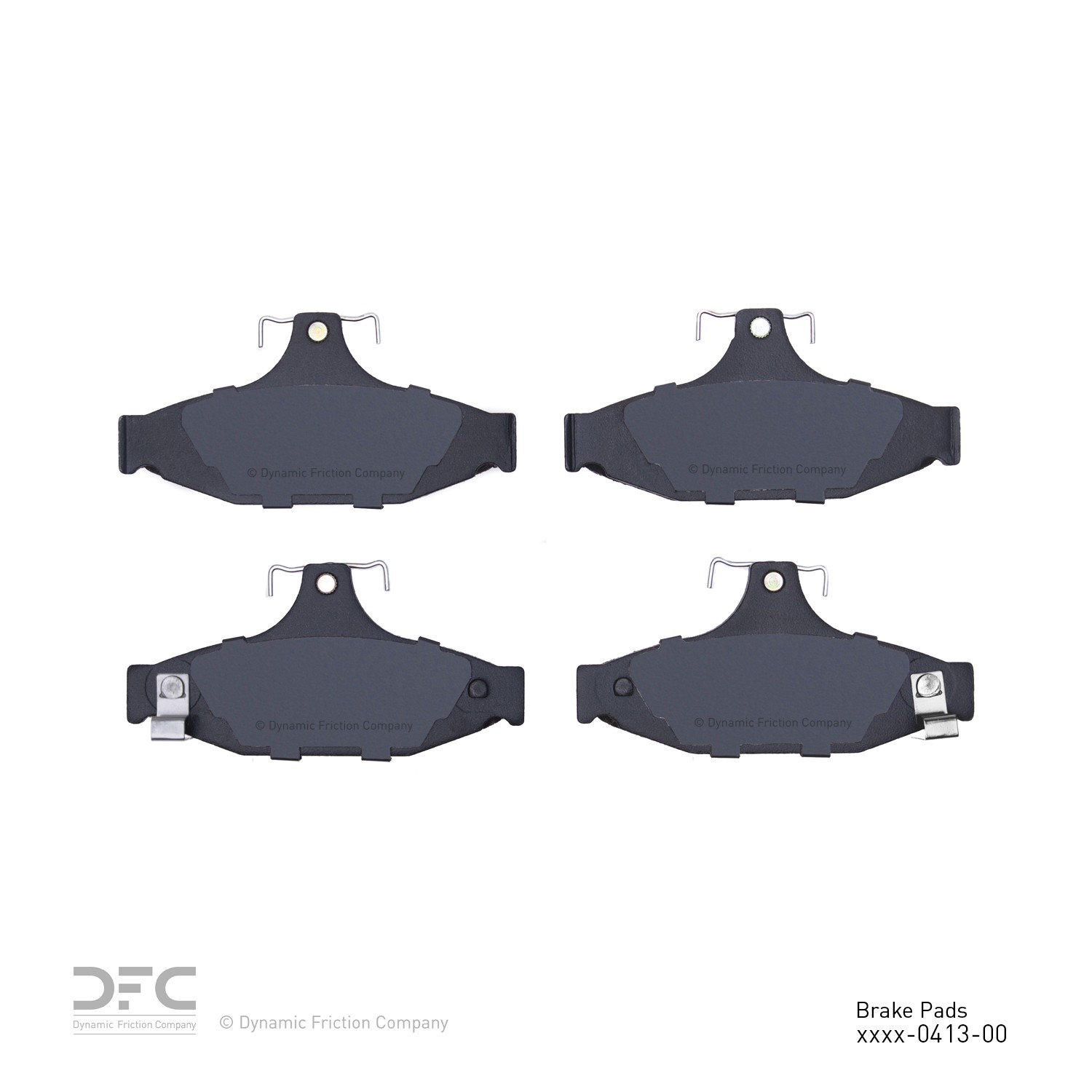 DFC Rear EURO 5000 Ceramic Brake Pads (4 Pads) - Main Image