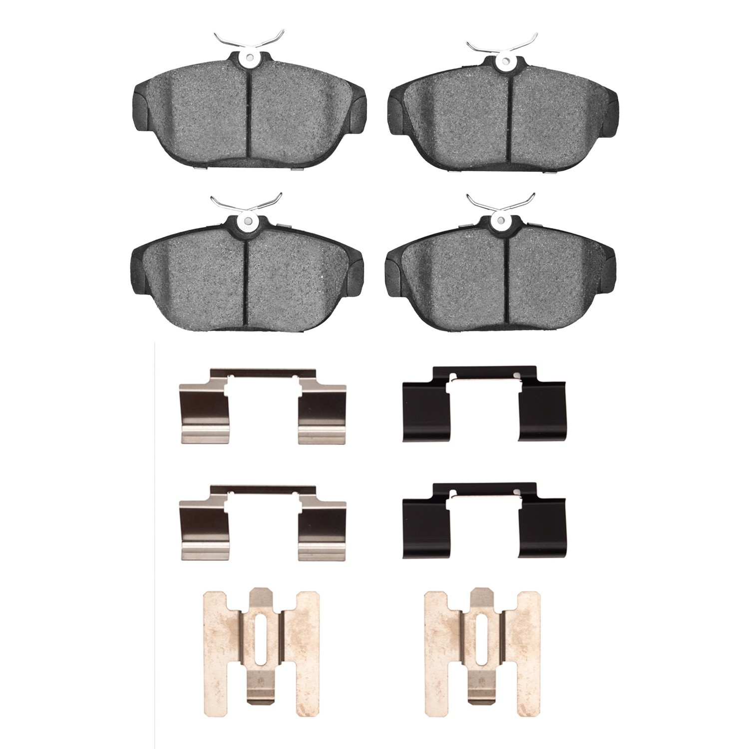 Dynamic Friction 5000 Euro Ceramic Brake Pads With Hardware - 1600-0542-01 - Main Image