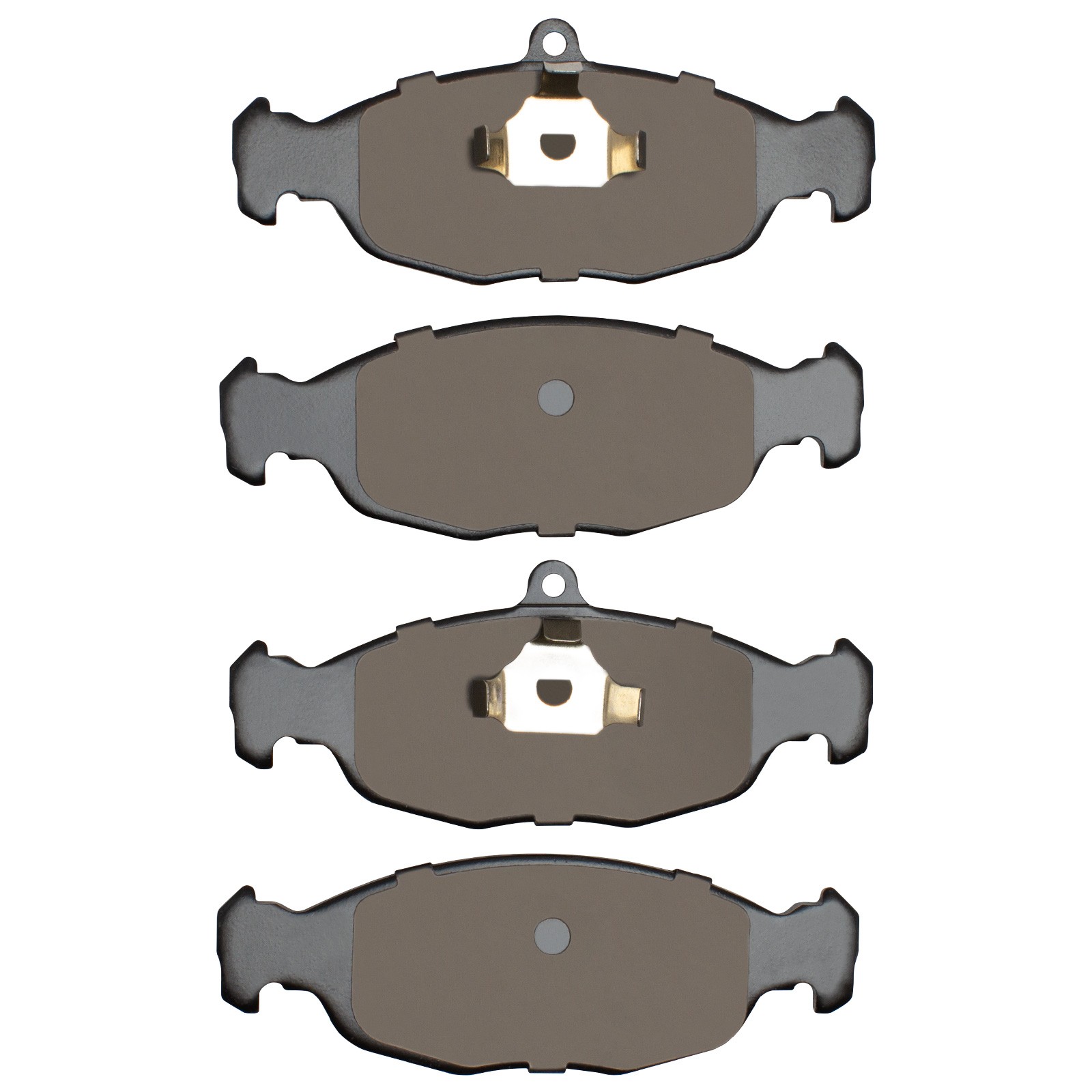Dynamic Friction 5000 Euro Ceramic Brake Pads Without Hardware - 1600-0688-00 - Main Image