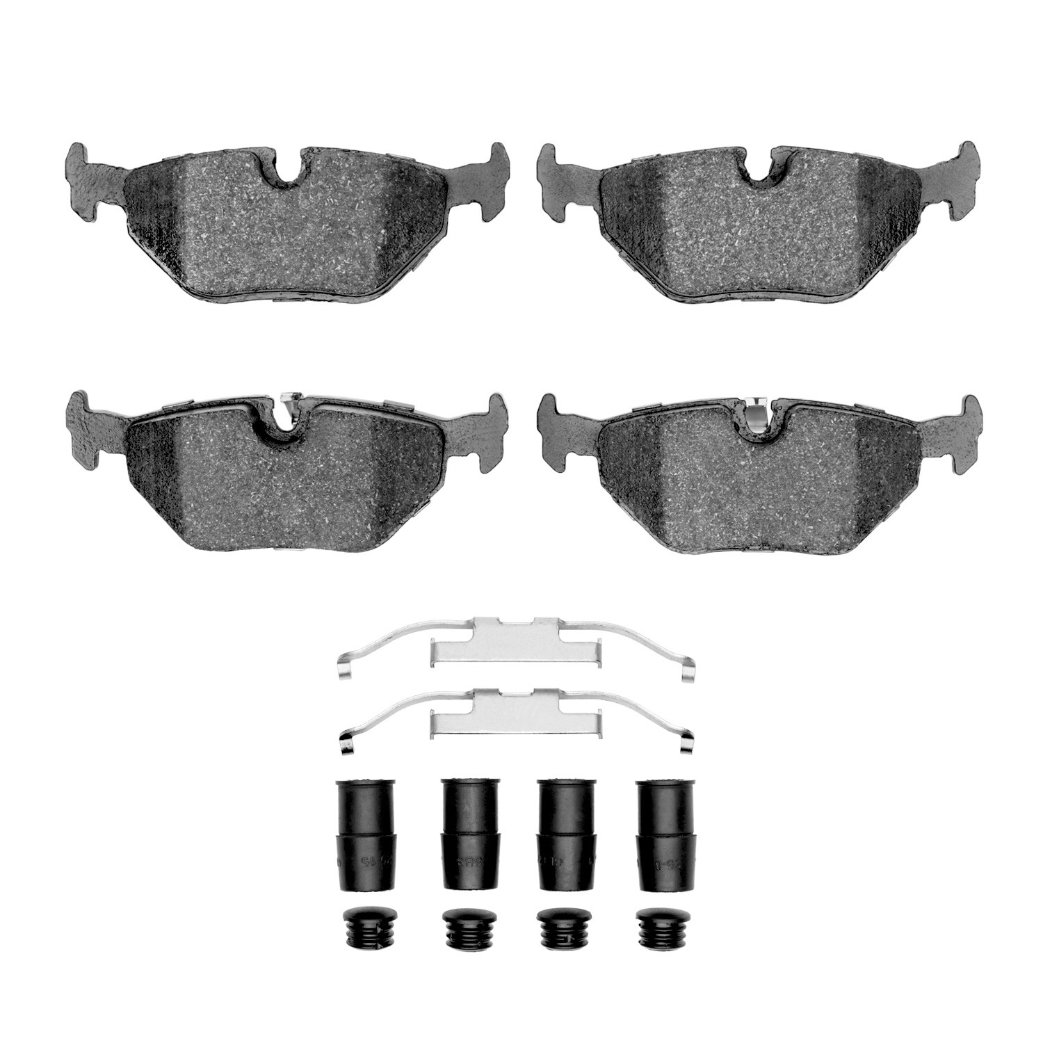 DFC Rear EURO 5000 Ceramic Brake Pads (4 Pads) - Main Image