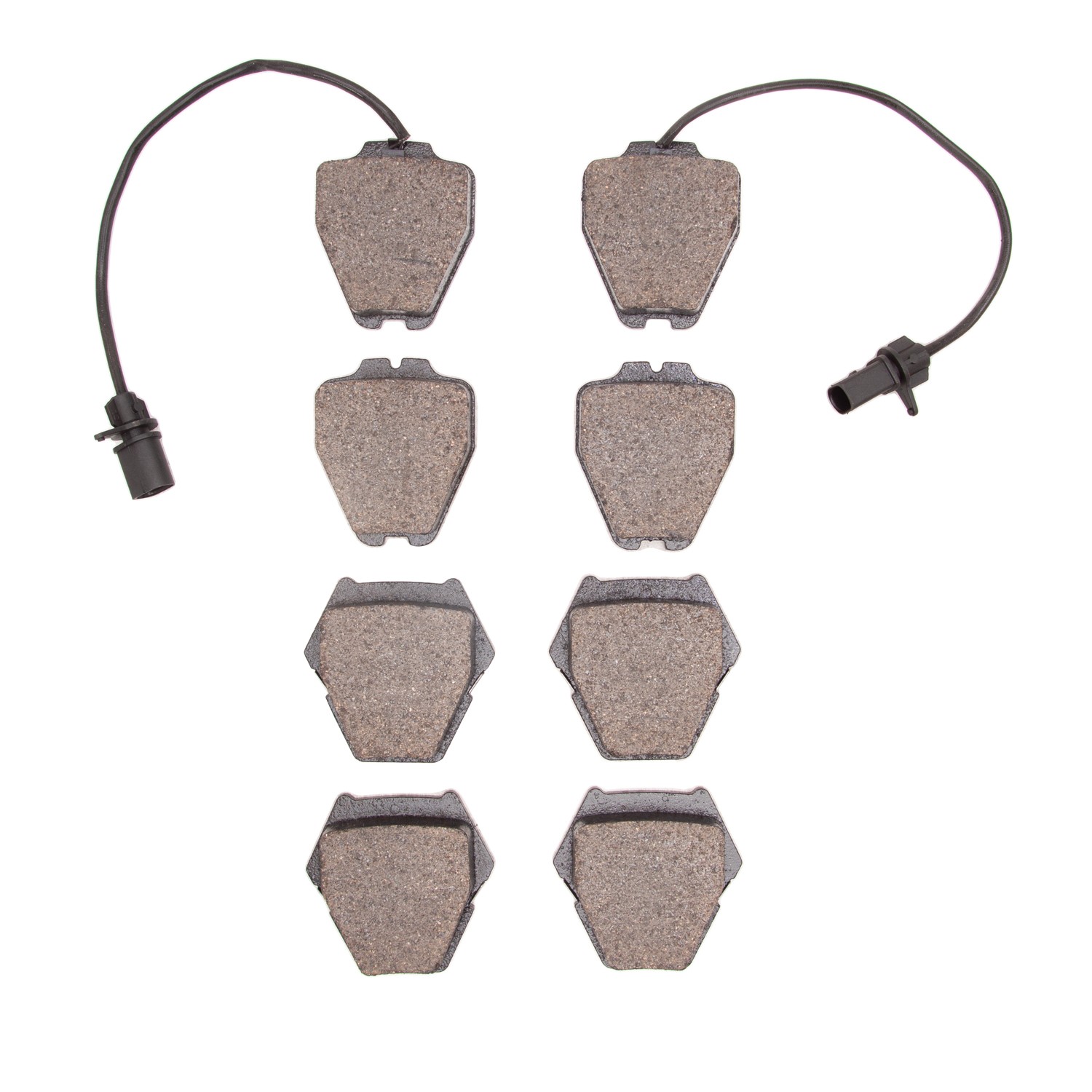 Dynamic Friction 5000 Euro Ceramic Brake Pads Without Hardware - 1600-0839-00 - Main Image