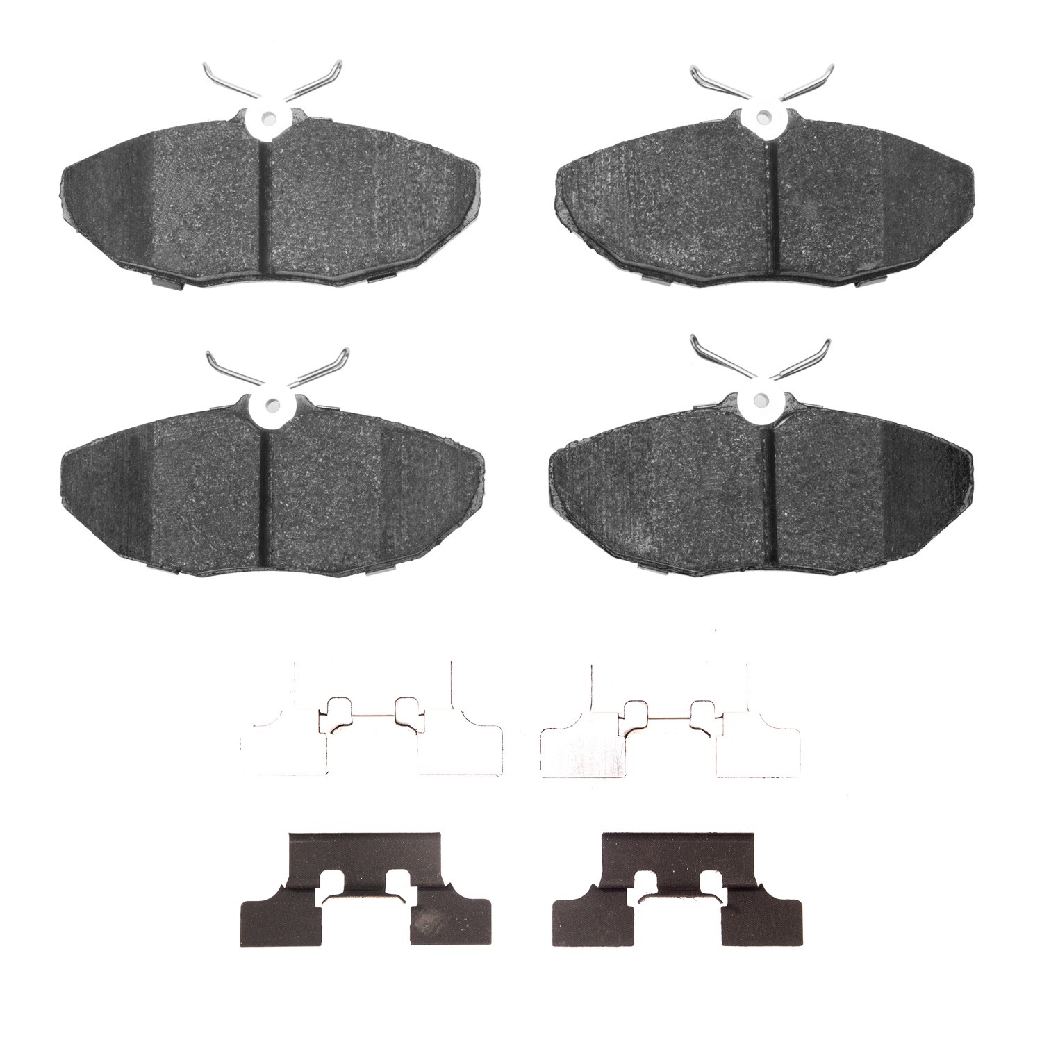 Dynamic Friction 5000 Euro Ceramic Brake Pads With Hardware - 1600-0944-01 - Main Image