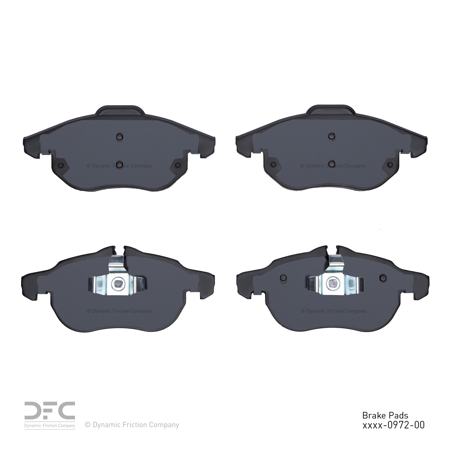 DFC Front EURO 5000 Ceramic Brake Pads (4 Pads) - Main Image