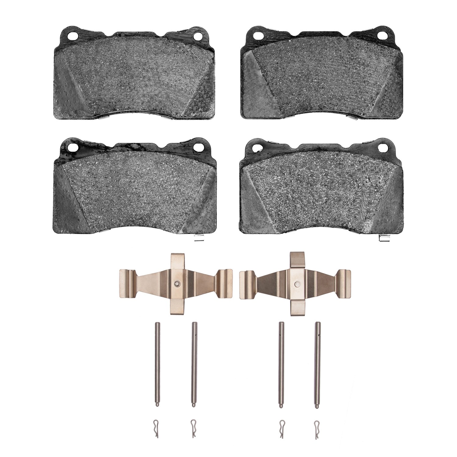 Dynamic Friction 5000 Euro Ceramic Brake Pads With Hardware - 1600-1001-01 - Main Image