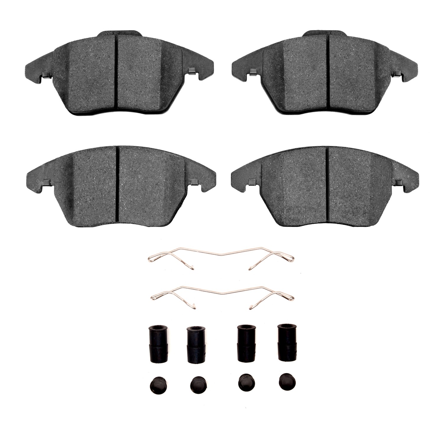 Dynamic Friction 5000 Euro Ceramic Brake Pads With Hardware - 1600-1107-21 - Main Image