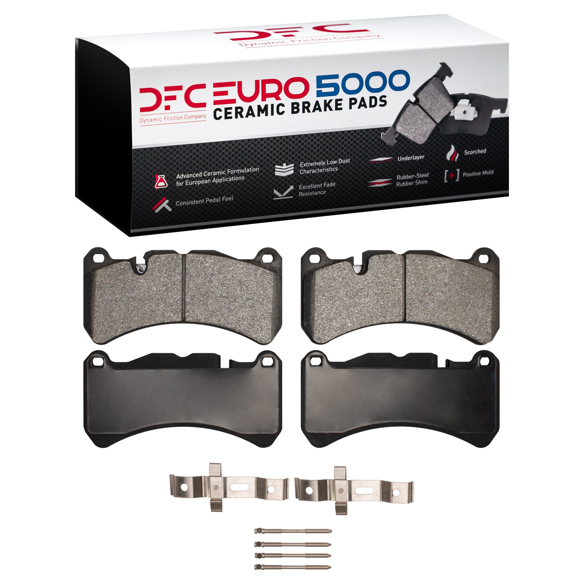 DFC EURO 5000 Ceramic Brake Pads (4 Pads) - Main Image