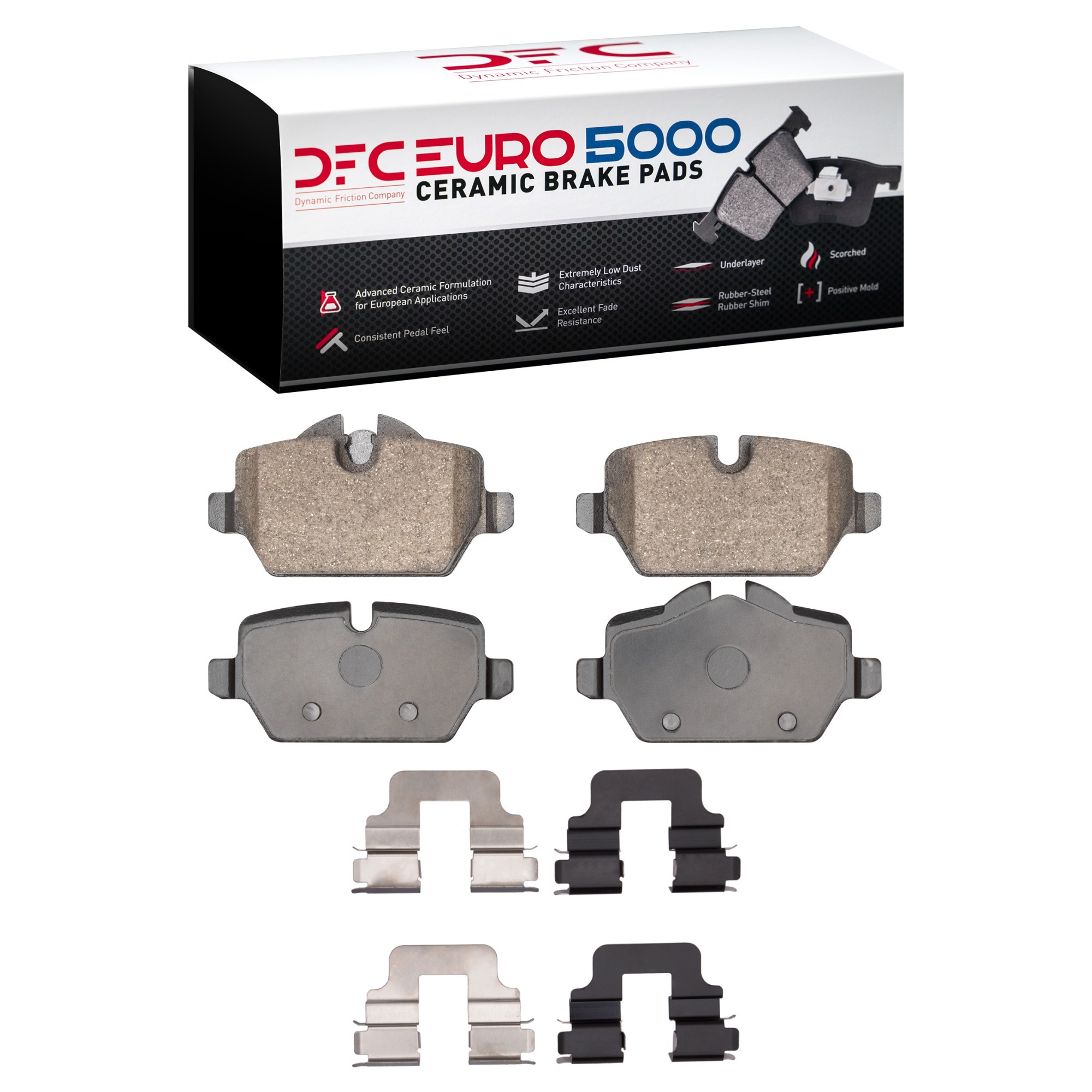 DFC Rear Brake Pads (4 Pads) - Main Image