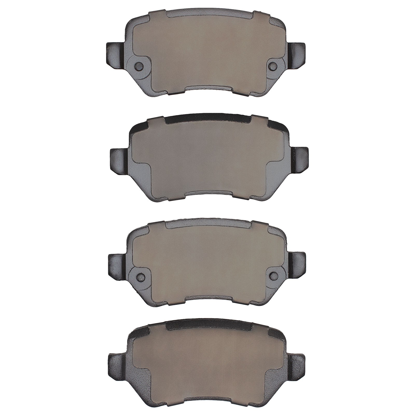 Dynamic Friction 5000 Euro Ceramic Brake Pads Without Hardware - 1600-1362-00 - Main Image